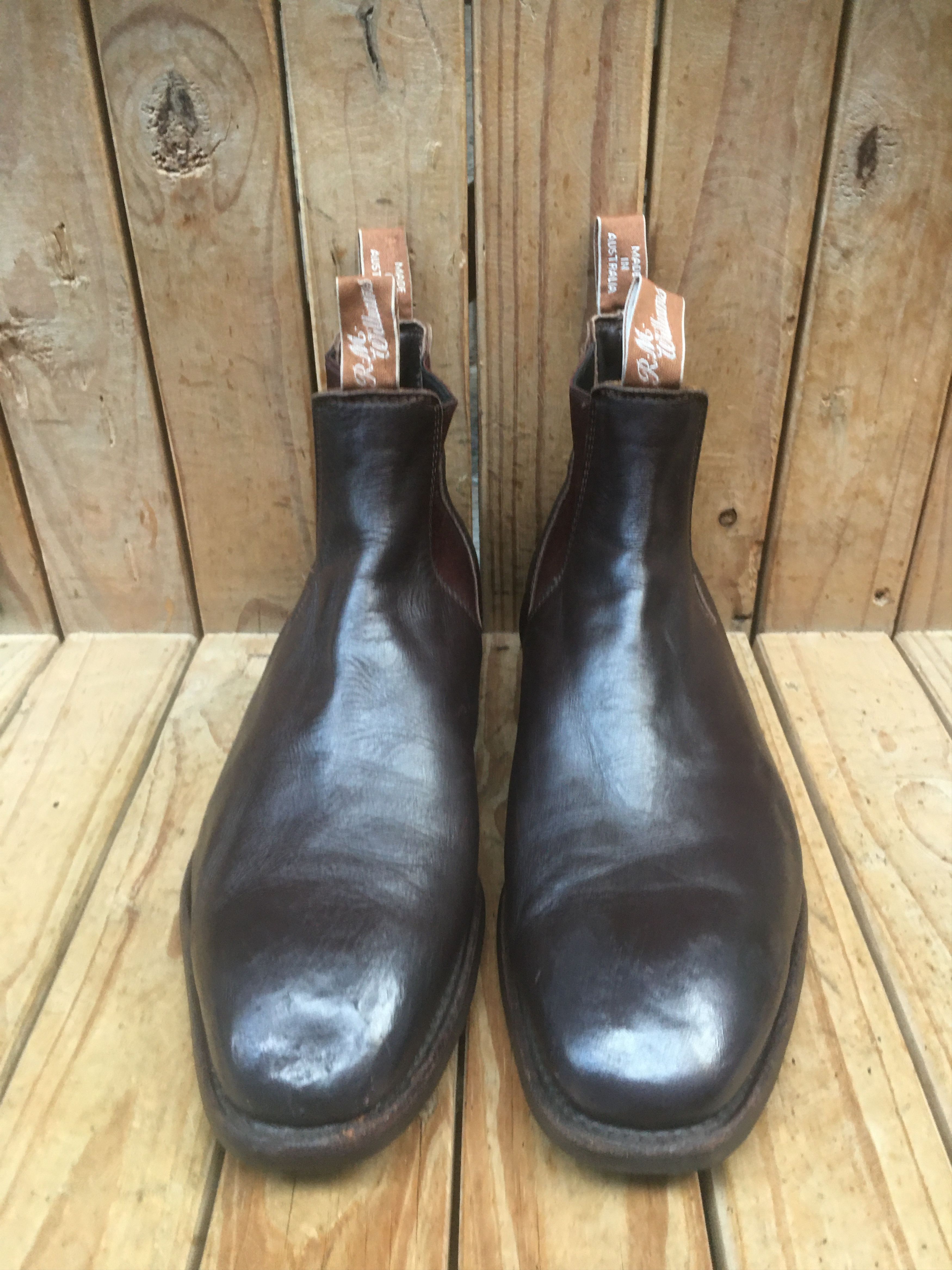 R.M. Williams R.M.Williams Brown leather Australian Men Boots Sz UK 10.5 H Size US 11.5 / EU 44-45 - 2 Thumbnail