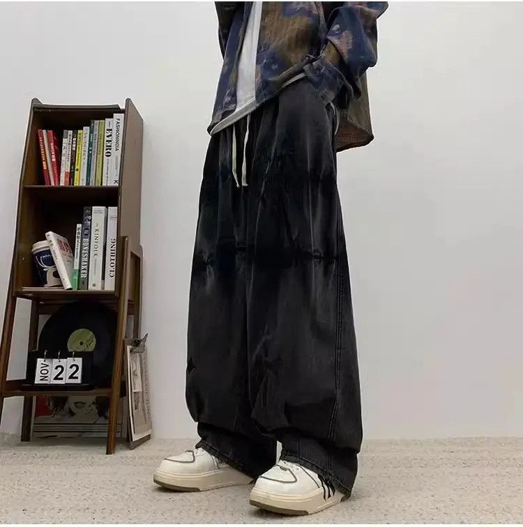 Japanese Brand Casual hip-hop tie dye jeans Size US 32 / EU 48 - 4 Thumbnail