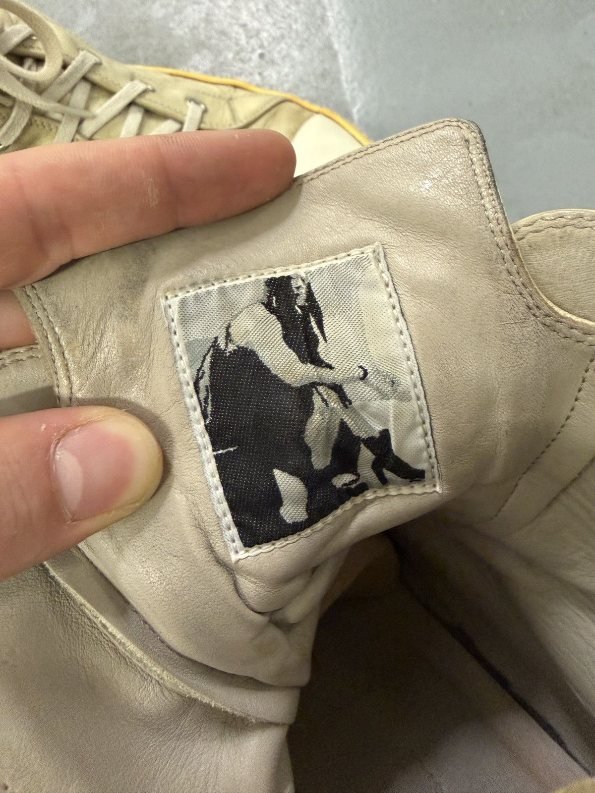 Rick Owens Rick Owens Main Line Vintage Leather High Sneakers Size US 9 / EU 42 - 17 Thumbnail