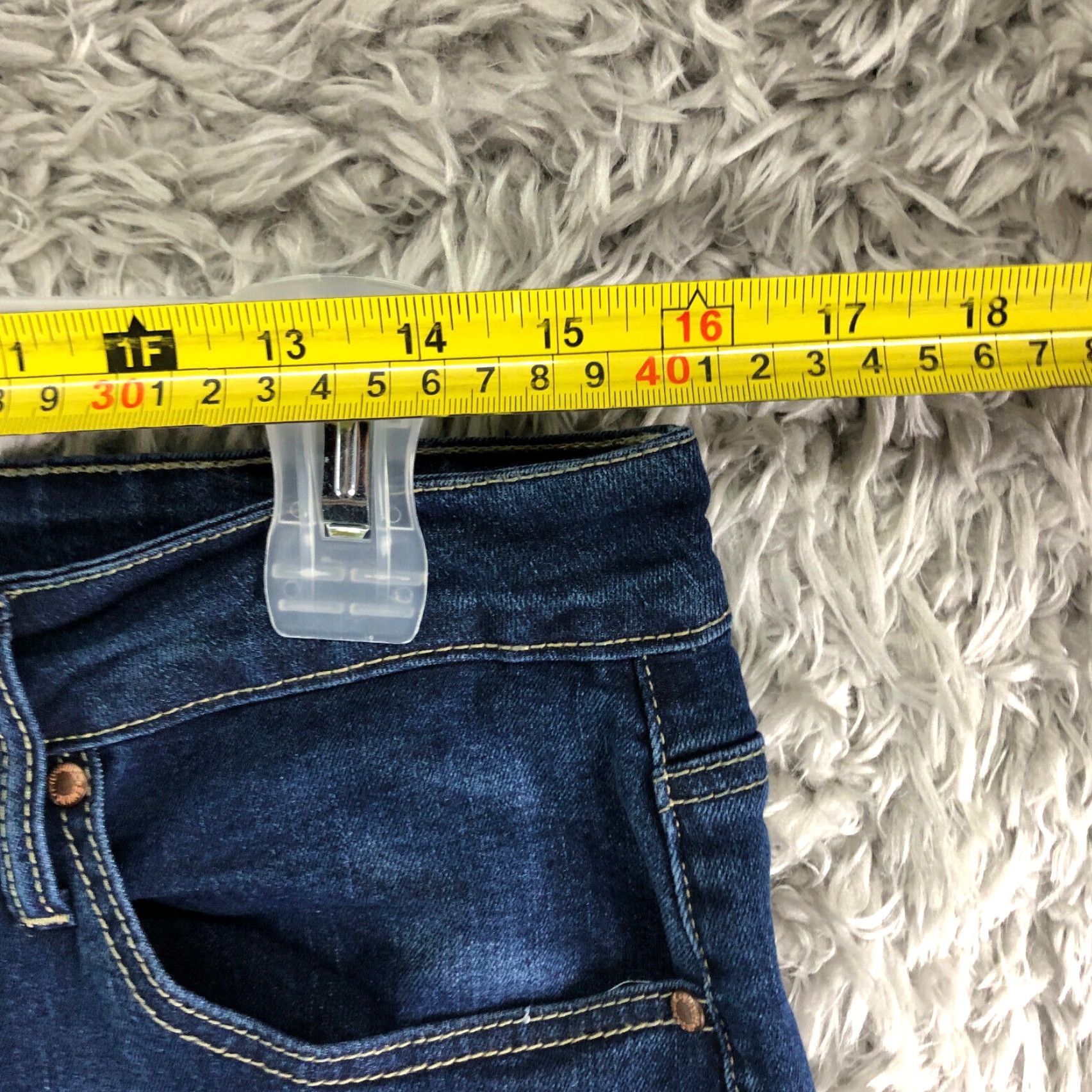Vintage Hydraulic Murray High Rise Womens Size 12 Crop Medium Wash Blue Denim Jeans Size 34" / US 12 / IT 48 - 2 Thumbnail