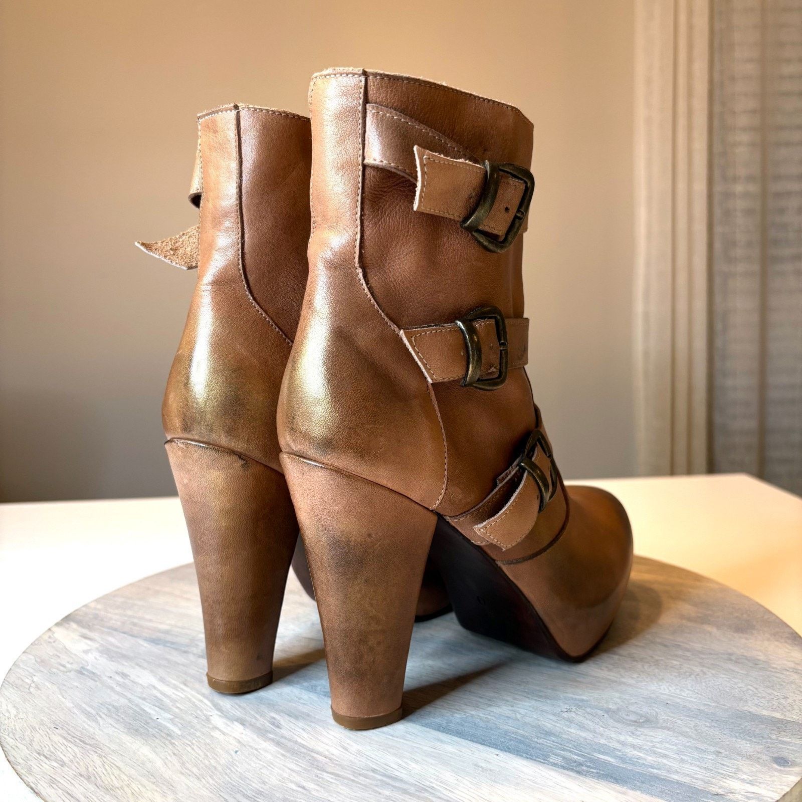 Bed Stu Bed Stu Cobbler Series Distressed Ankle Boots Women's Size 9 Size US 9 / IT 39 - 6 Thumbnail