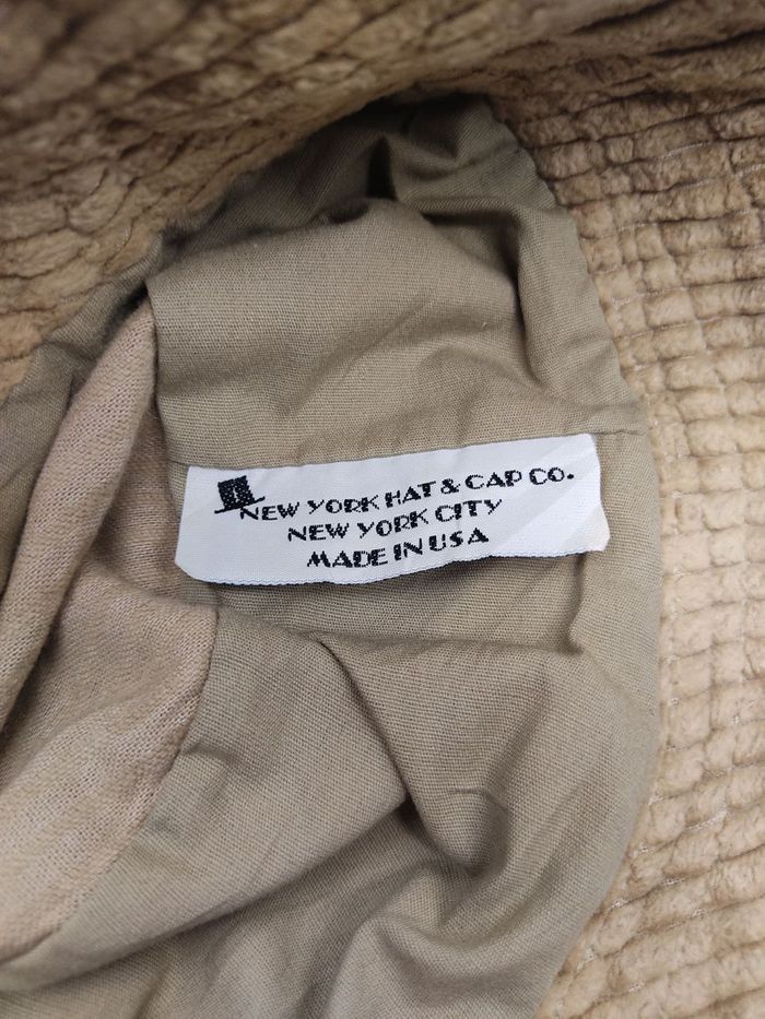 Vintage Vintage New York Hat Cap Co Corduroy Style Bucket Hat Size ONE SIZE - 4 Thumbnail