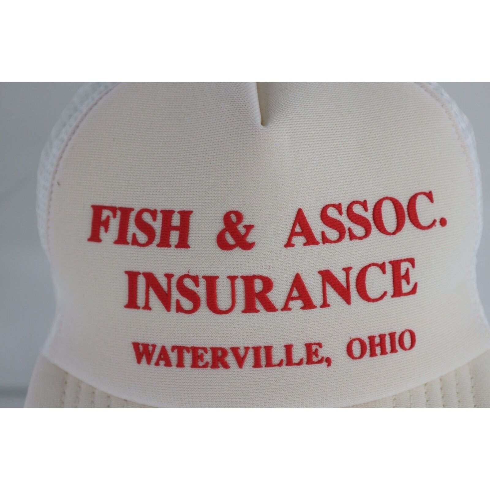 Vintage Vintage 80s 90s Fish and Association Insurance Trucker Hat Size ONE SIZE - 3 Thumbnail