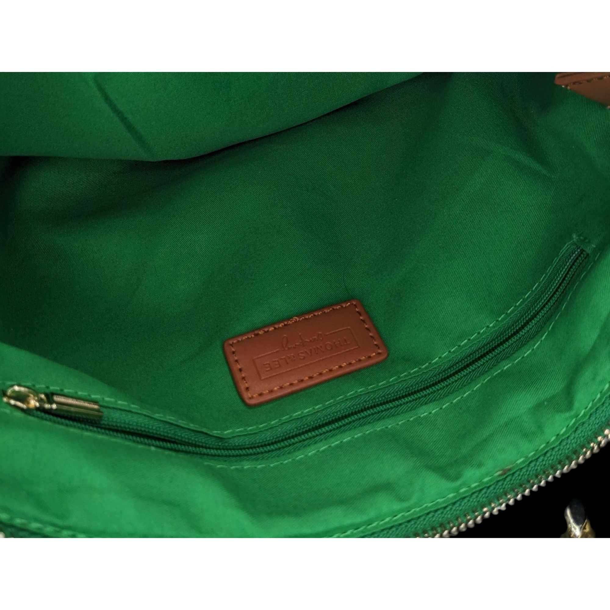 Other Thomas & Lee Company Quilted Green Velvet Shoulder Bag With Size ONE SIZE - 6 Thumbnail