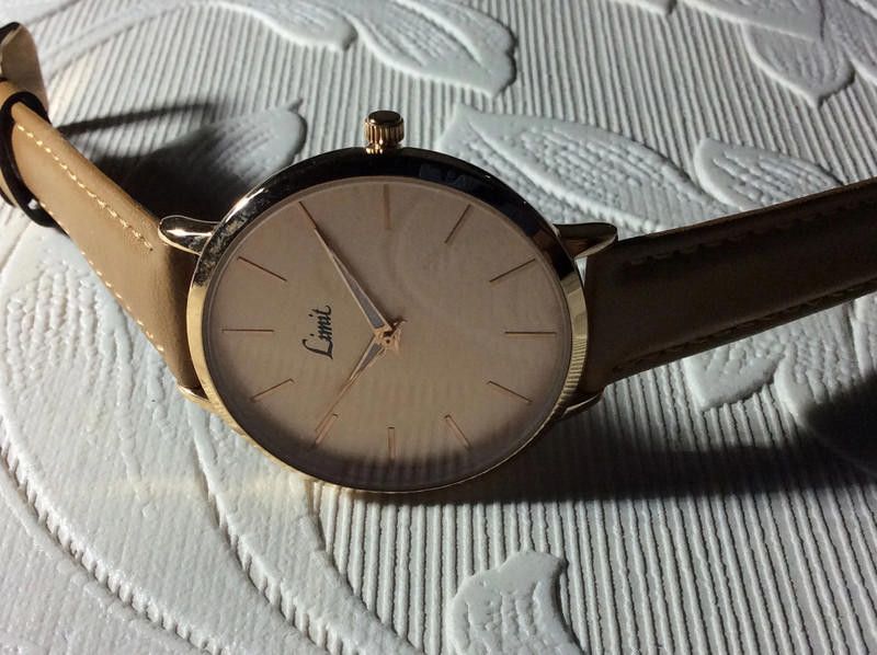 Designer Limit Ladies rose gold dial brown leather strap watch Size ONE SIZE - 2 Thumbnail