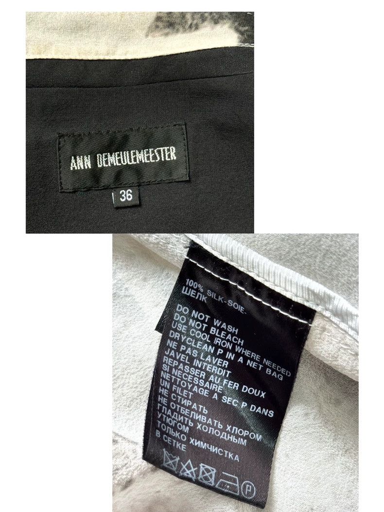 Ann Demeulemeester Ann demeulemeester 2011ss Ink Silk Jacket Size XS / US 0-2 / IT 36-38 - 7 Thumbnail