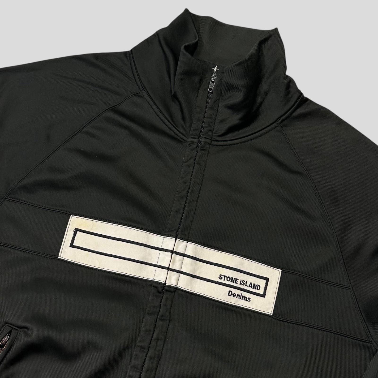 Stone Island Stone Island AW04 Denims Logo Black Track Jacket - L Size US L / EU 52-54 / 3 - 2 Thumbnail