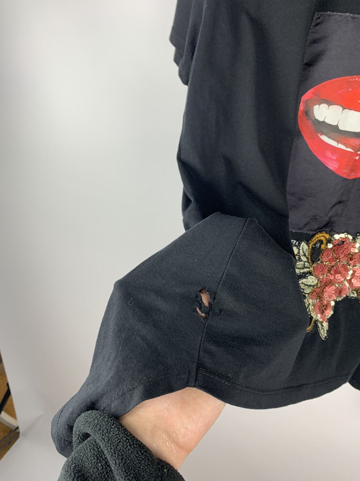 Desigual Desigual Big Logo Black Short Sleeve T-Shirt Women’s Size XL Size XL / US 12-14 / IT 48-50 - 7 Thumbnail