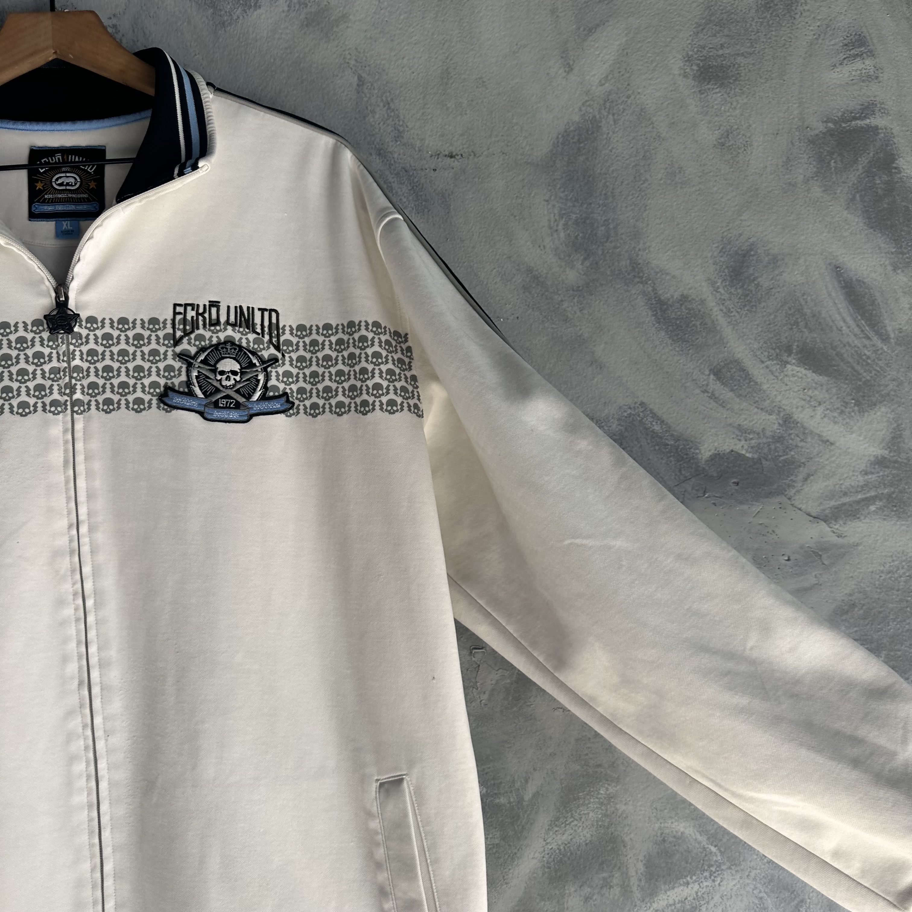 Ecko Unltd. Vintage Ecko Unltd Jacket Mens Full Zip Over Come Track Y2K Size US XL / EU 56 / 4 - 4 Thumbnail