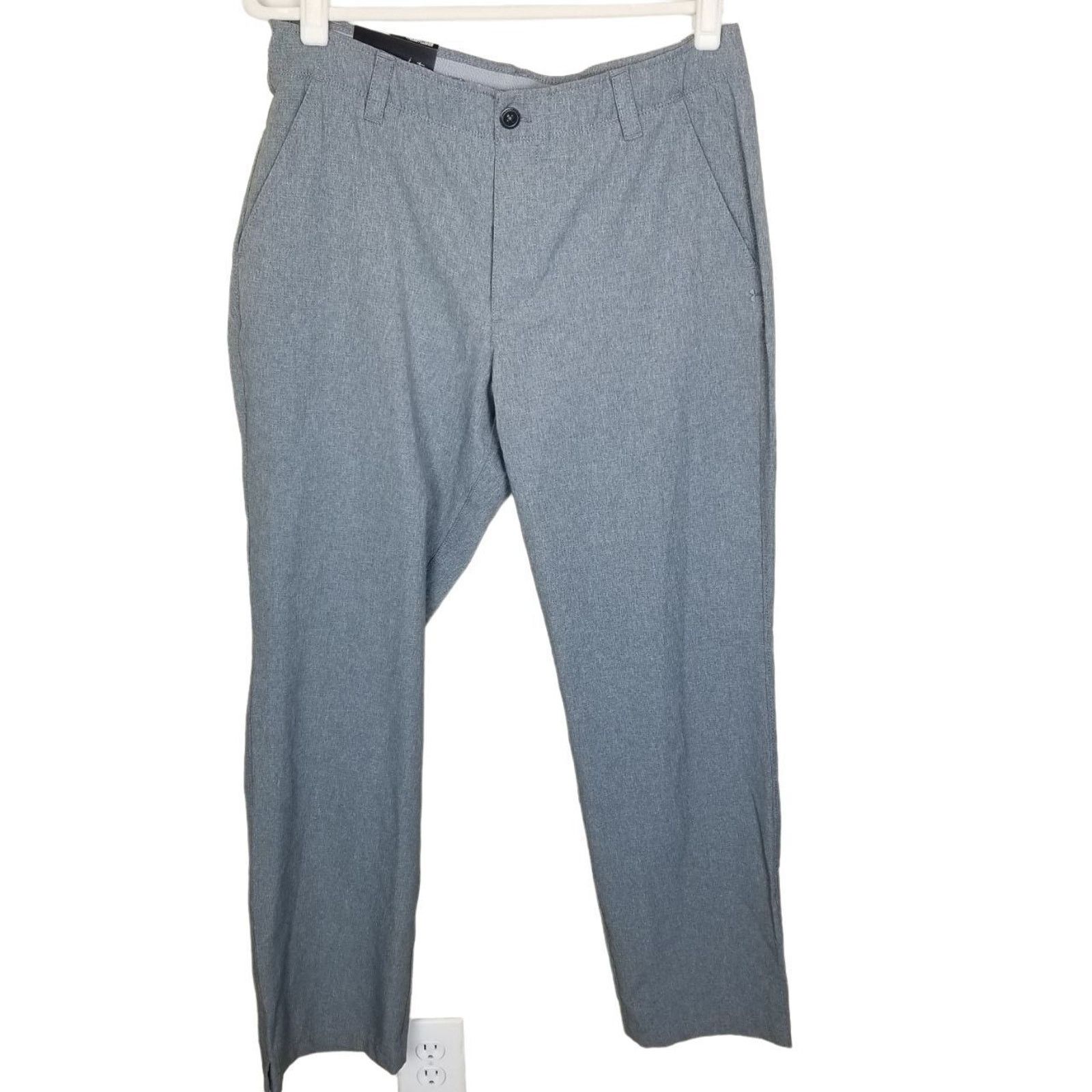 Under Armour Under Armour Mens Gray Chino Golf Pants Size 34x32 Size US 34 / EU 50 - 1 Thumbnail