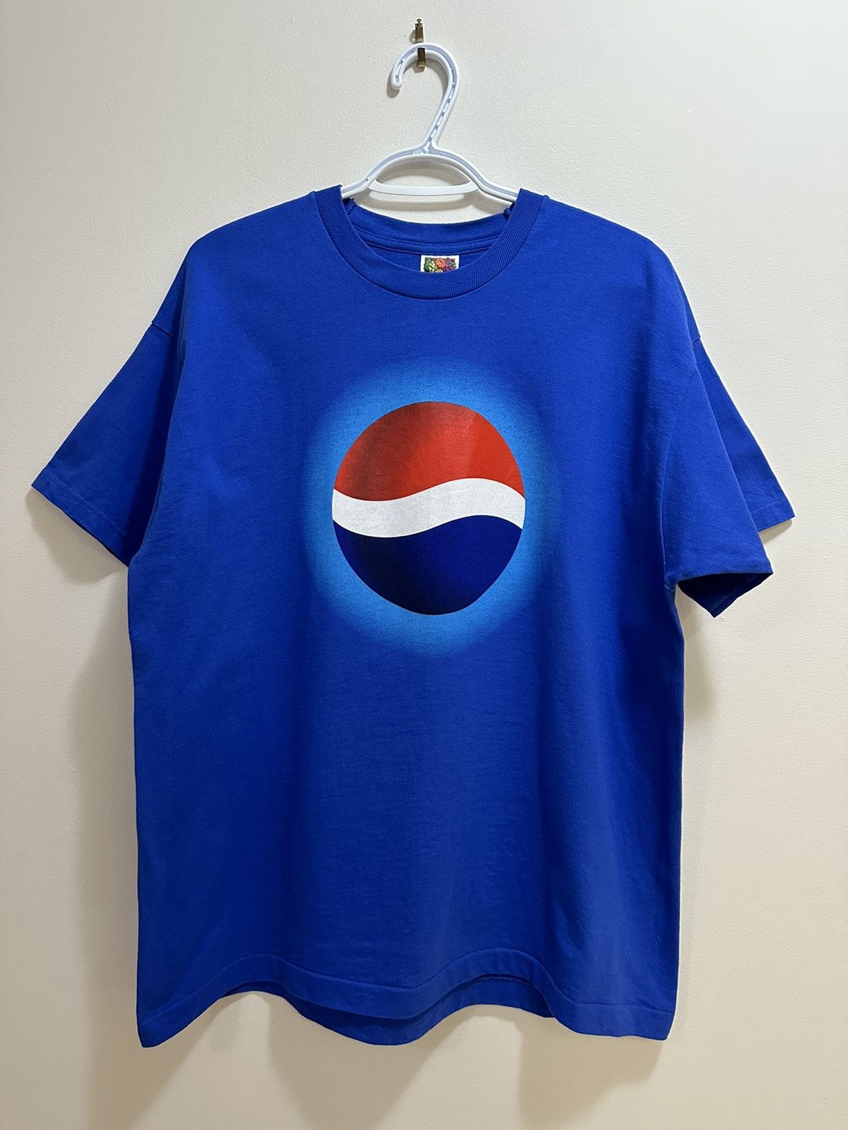 Pepsi × Vintage Vintage Pepsi 90’s Blue Logo T-Shirt Size US XL / EU 56 / 4 - 3 Thumbnail