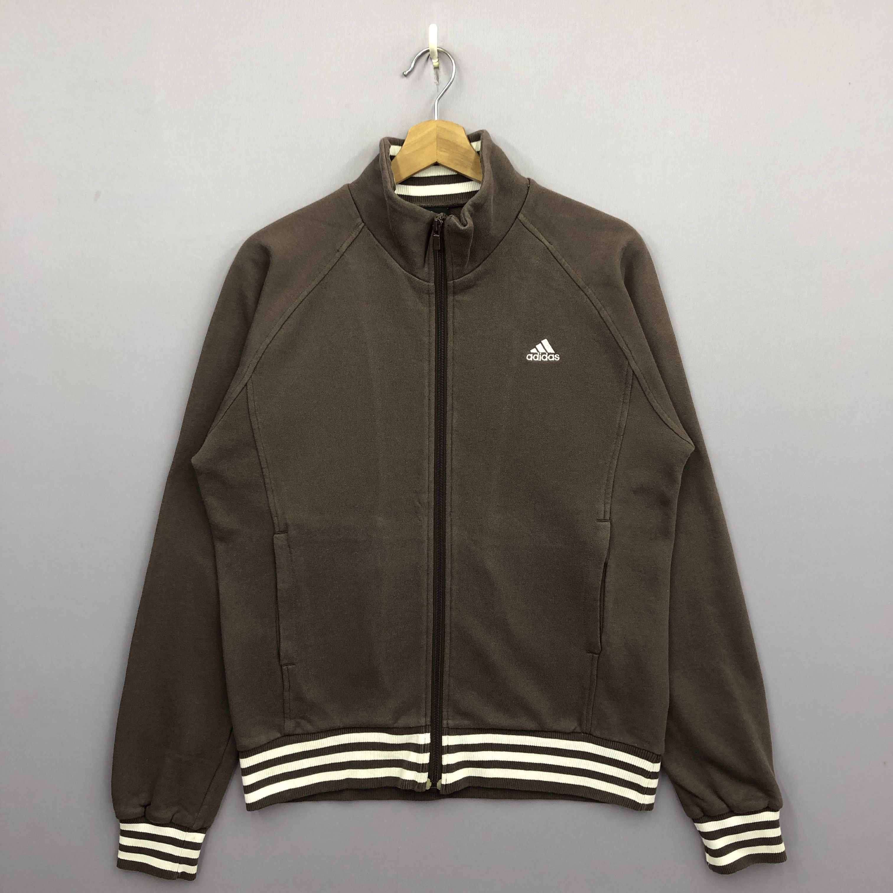Adidas × Vintage Vintage Adidas Zipper Sweater Sweatshirt Jumper Size US M / EU 48-50 / 2 - 1 Thumbnail