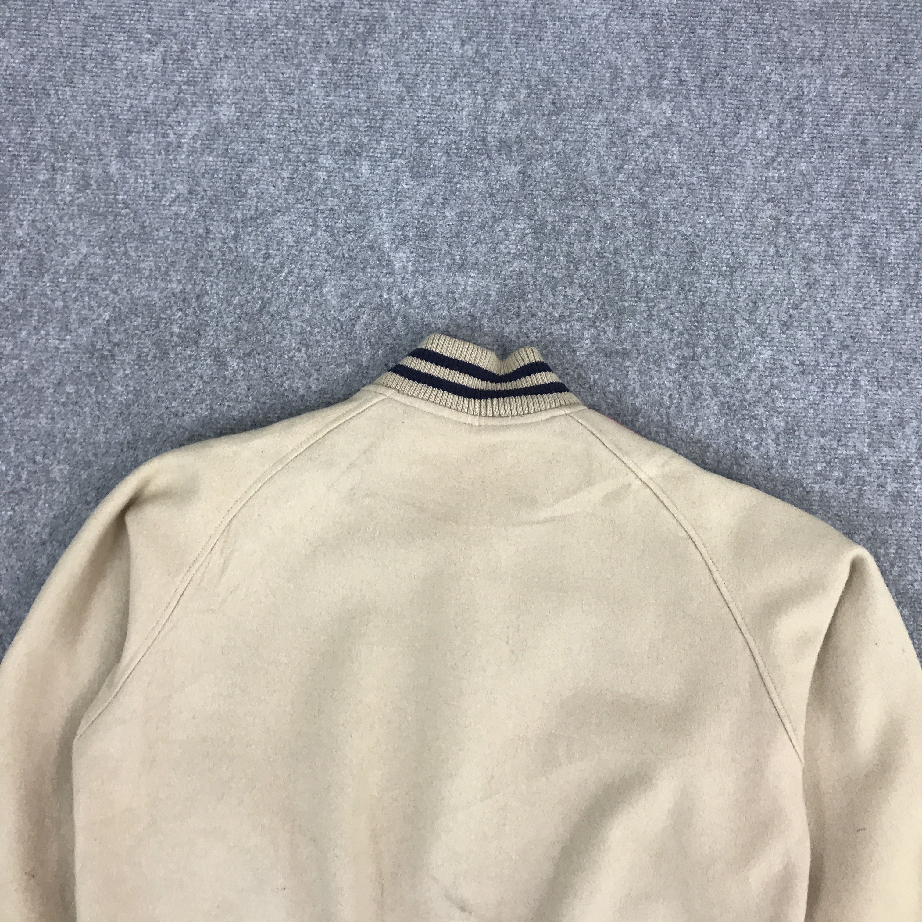 Japanese Brand PHILIP MORRIS JAPAN VARSITY SNAP BUTTON JACKET Size US L / EU 52-54 / 3 - 4 Thumbnail