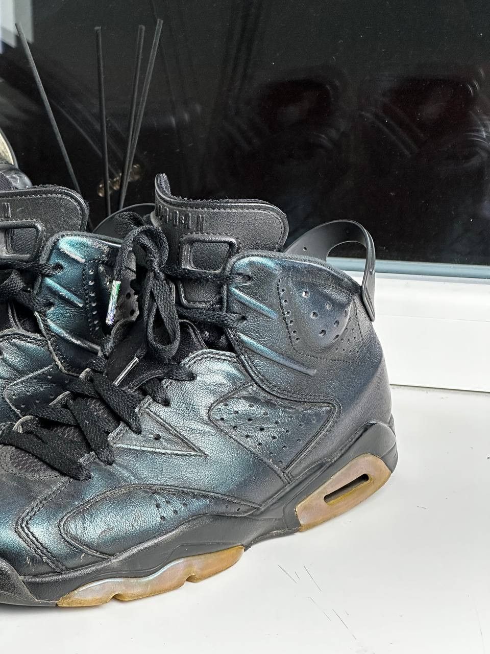 Jordan Brand × Nike Nike Air Jordan 6 Chameleon Black Size 7.5 Size US 7.5 / EU 40-41 - 3 Thumbnail