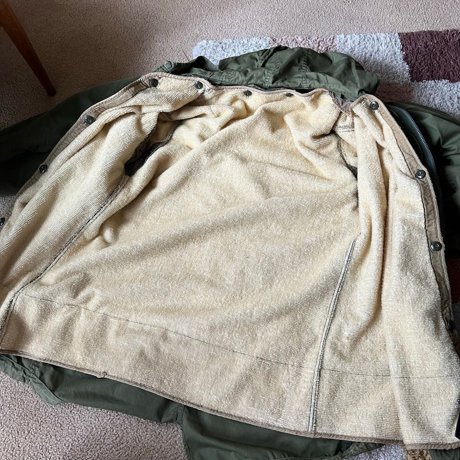 Vintage 50s US Army M-1951 Fishtail Parka | CROWN Zipper | M/L Size US L / EU 52-54 / 3 - 17 Thumbnail