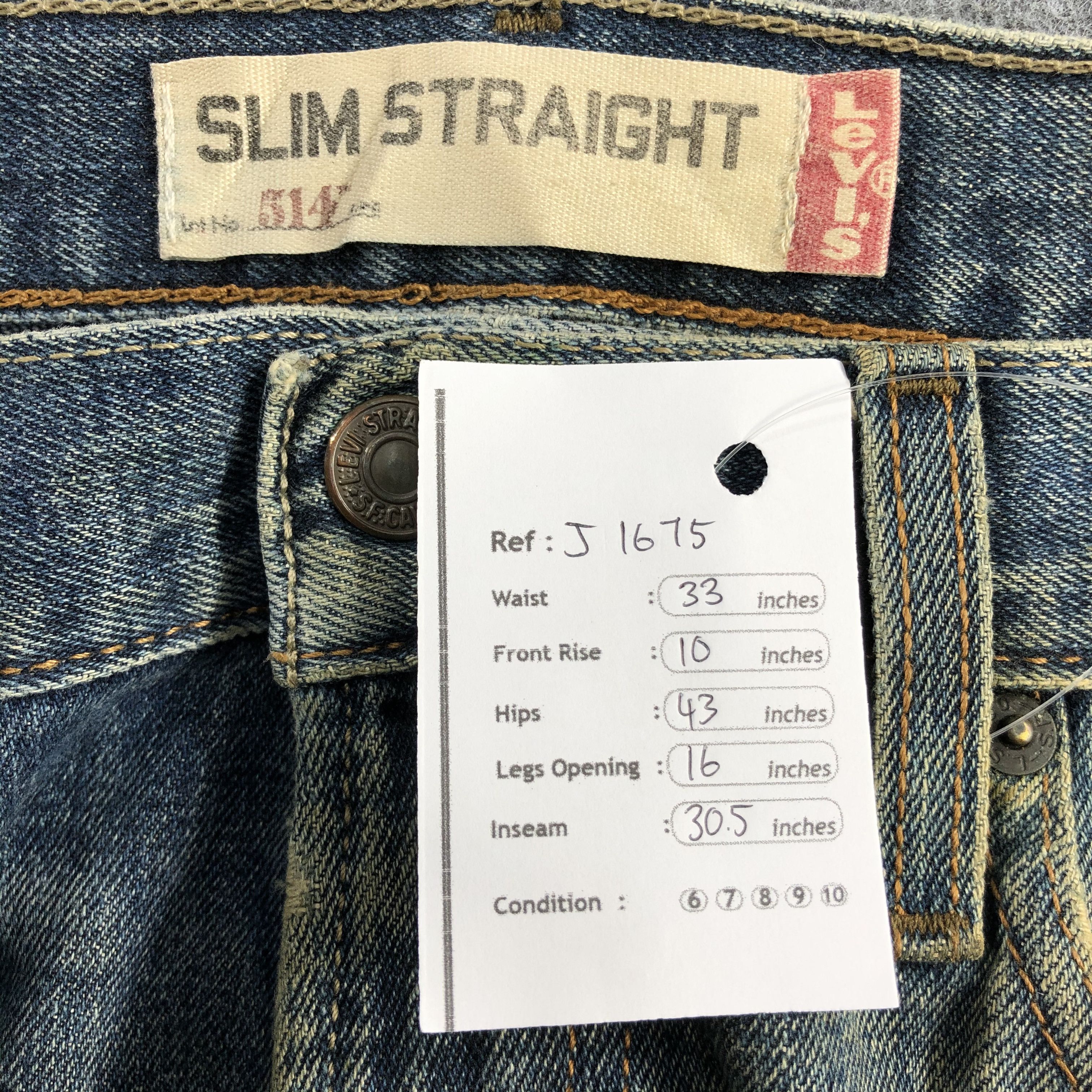 Levi's Vintage Levis 514 Earth Tone Jeans-J1675 Size US 33 - 16 Thumbnail