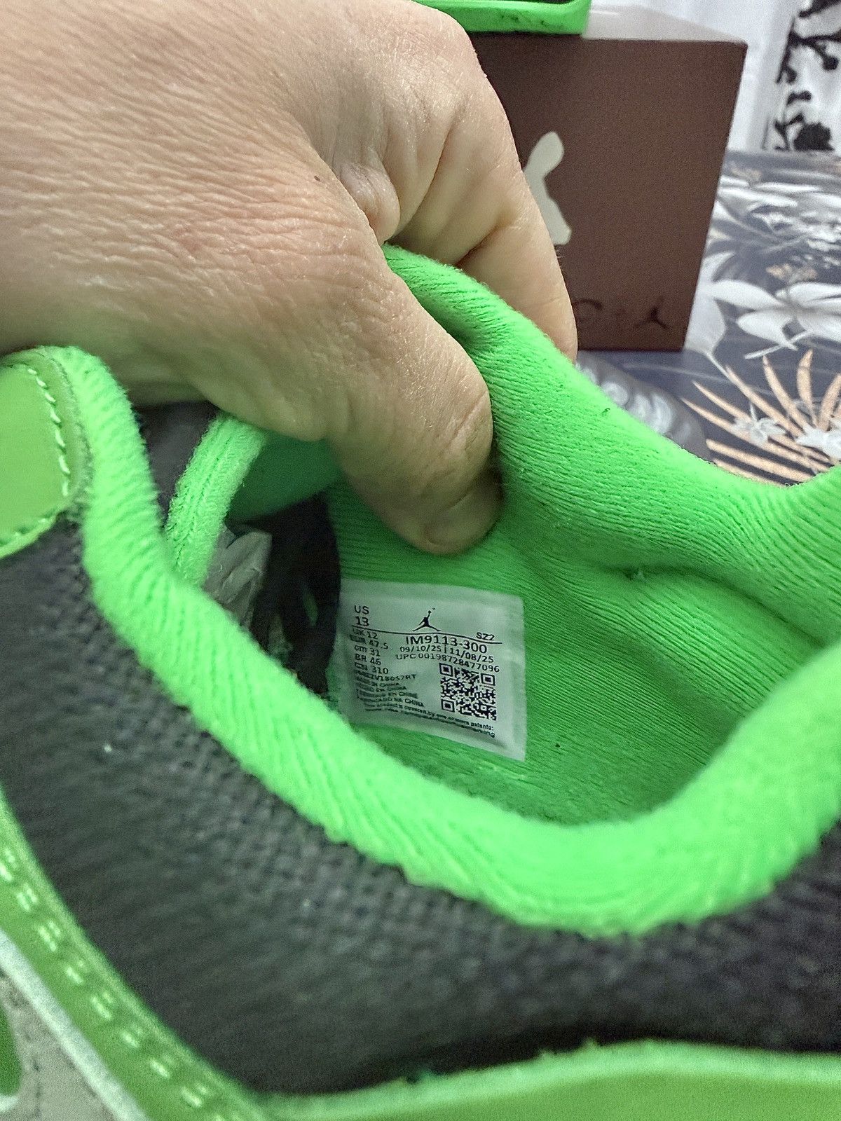 Jordan Brand × Travis Scott Jordan Jumpman Jack TR Travis Scott Green Spark US 13 Size US 13 / EU 46 - 7 Thumbnail