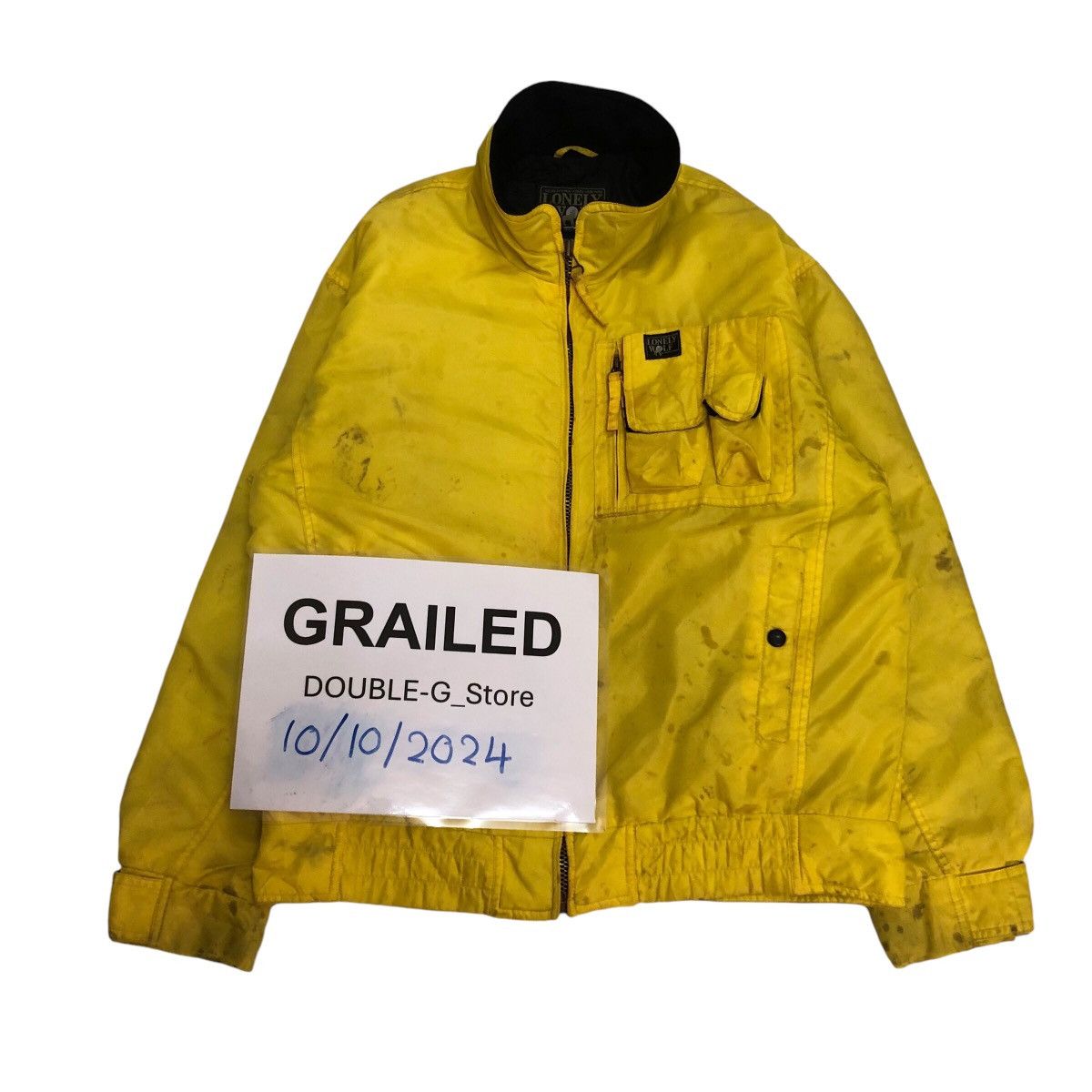 Japanese Brand 📌Vintage Bomber Jacket Lonely Wolf Utility Design Bondage Size US L / EU 52-54 / 3 - 1 Thumbnail