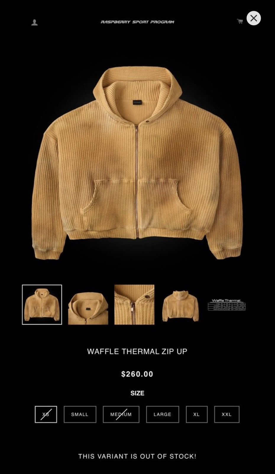 The GV Gallery Gv Gallery Waffle Thermal Zip Up Size US M / EU 48-50 / 2 - 1 Thumbnail
