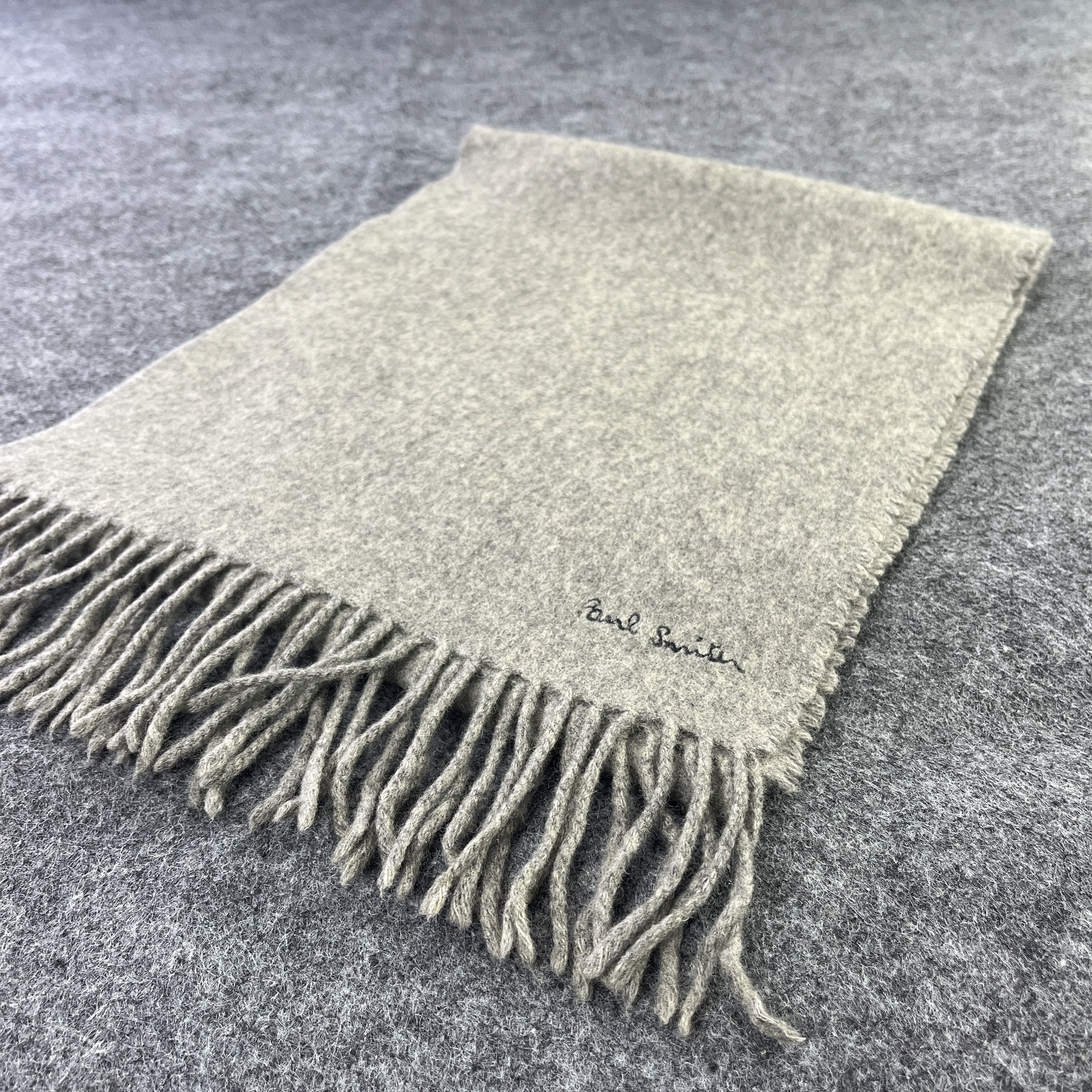 Paul Smith × Vintage Paul Smith Cashmere Scarf / Muffler / Neckwear T837 Size ONE SIZE - 5 Thumbnail