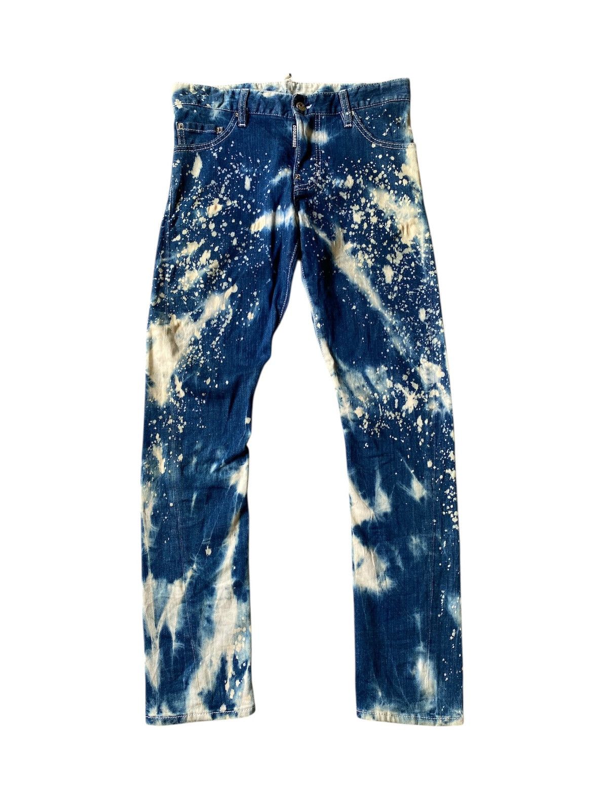 Dsquared2 Snow Acid Wash Strechable Jeans