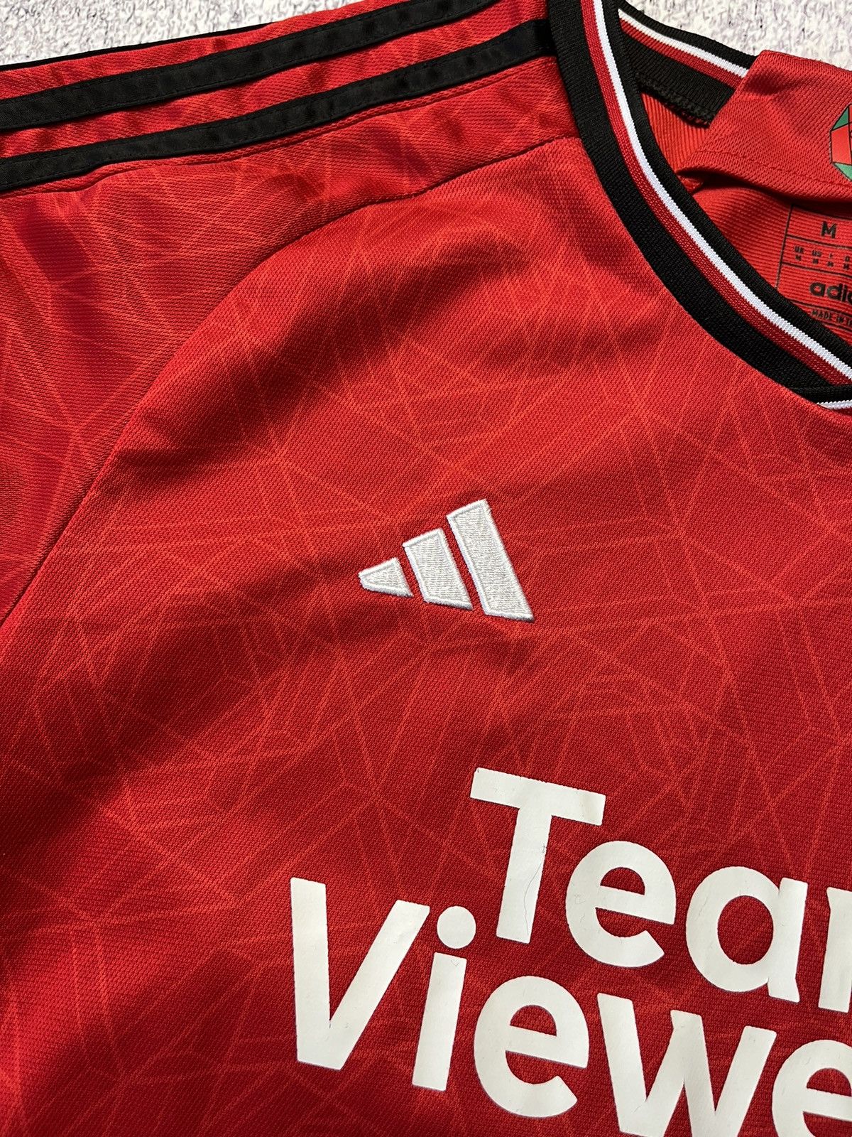 Vintage Manchester United 2023-2024 Authentic Home Shirt Size US M / EU 48-50 / 2 - 9 Thumbnail