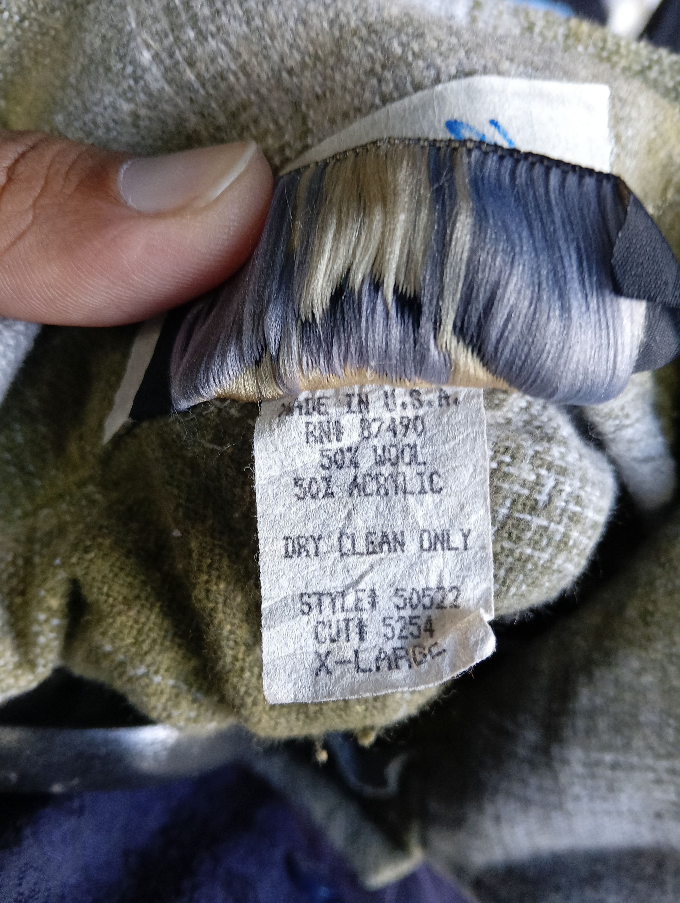 Vintage vintage wool kik wear button up rare TEE Size US XXL / EU 58 / 5 - 6 Thumbnail