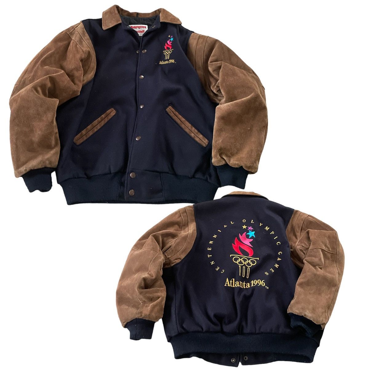 Atlanta Olympics 1996 vintage windbreaker nylon jacket