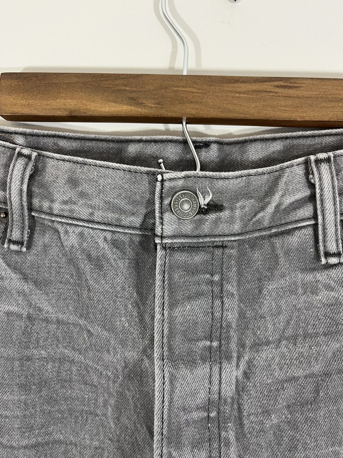 Levi's × Vintage Levi 501 Faded Distressed Jeans Size US 38 / EU 54 - 4 Thumbnail