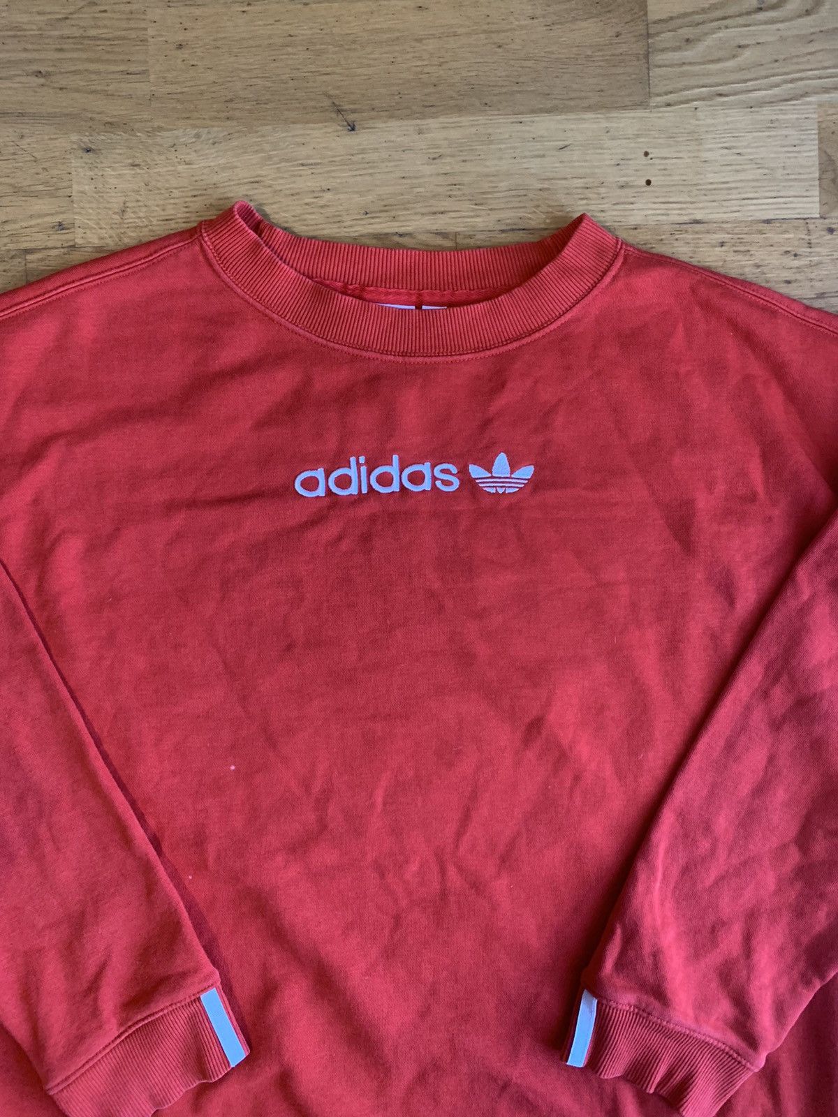 Adidas adidas | Felpa a Girocollo Rossa Size US M / EU 48-50 / 2 - 2 Thumbnail