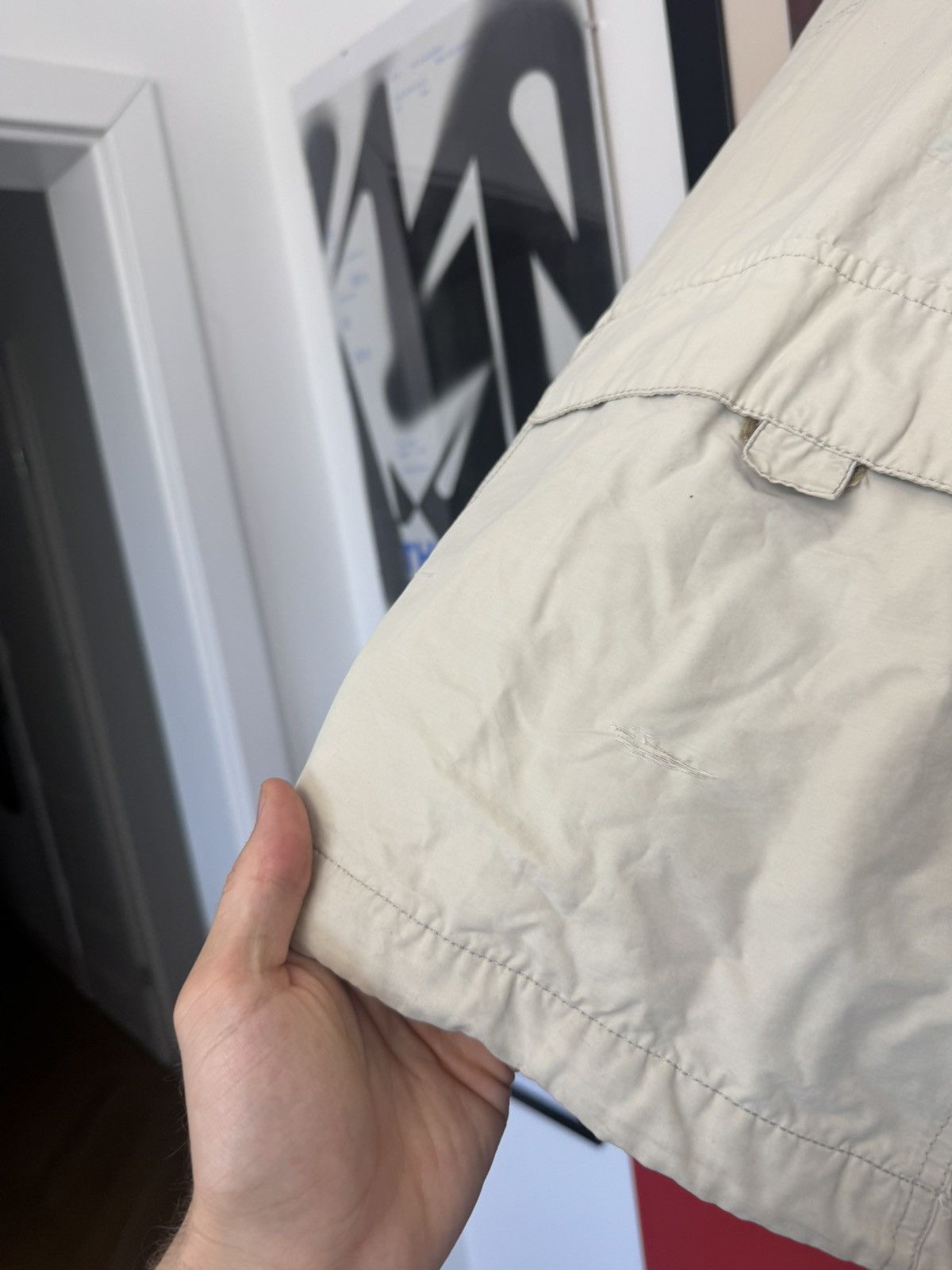Versace Vintage Versace Sport Multi Pocket Beige Vest 90s Designer Size US L / EU 52-54 / 3 - 6 Thumbnail