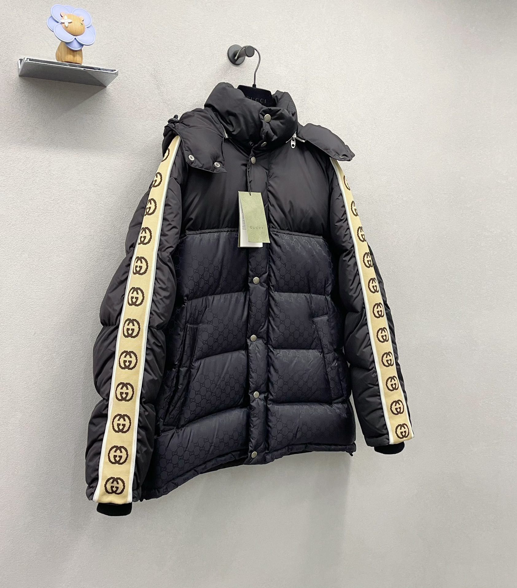 Gucci Gucci Black double G reflective down jacket 2501-Nextarrow Size US S / EU 44-46 / 1 - 3 Thumbnail