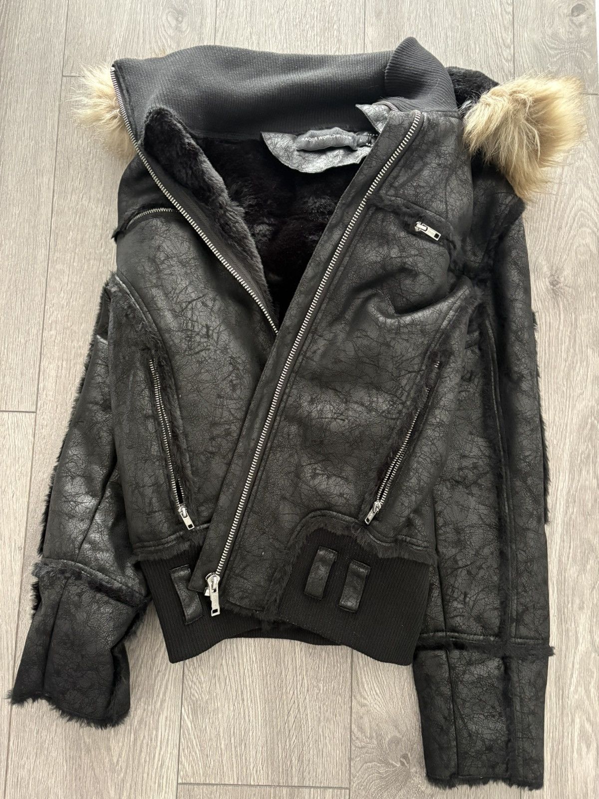 Racer Worldwide racer worldwide sheepskin jacket | Grailed