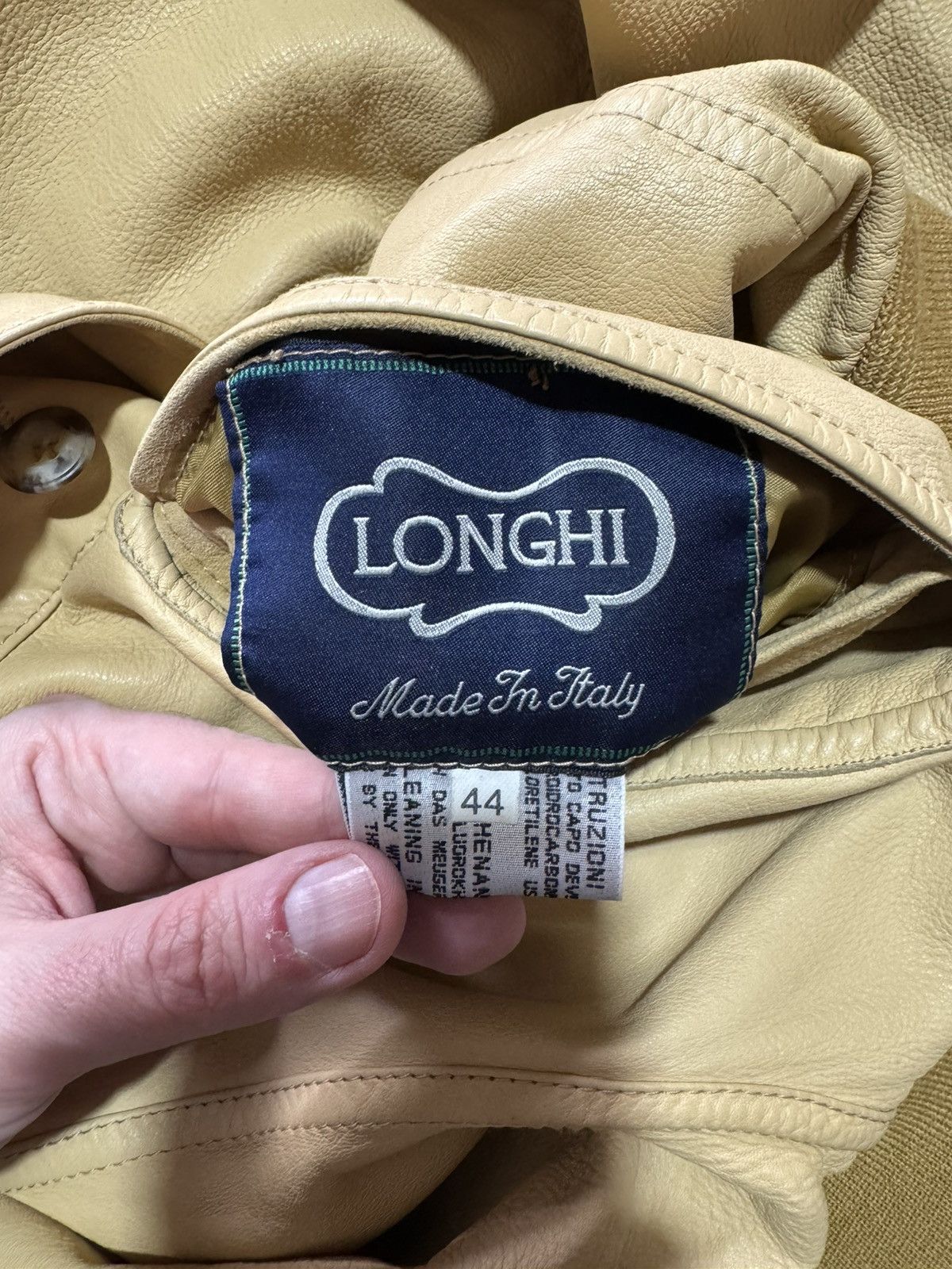 Other Longhi Italian Suede and Leather Bomber Jacket Size US L / EU 52-54 / 3 - 5 Thumbnail