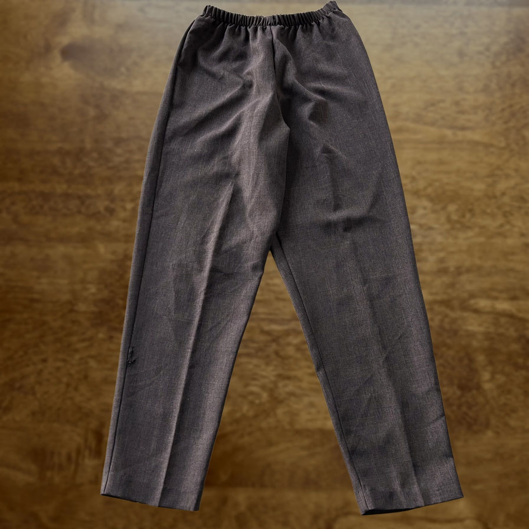 Vintage VINTAGE Pride & Joy Dress Pants Womens 6P Brown Polyester Elastic Waist USA Size 28" / US 6 / IT 42 - 1 Thumbnail