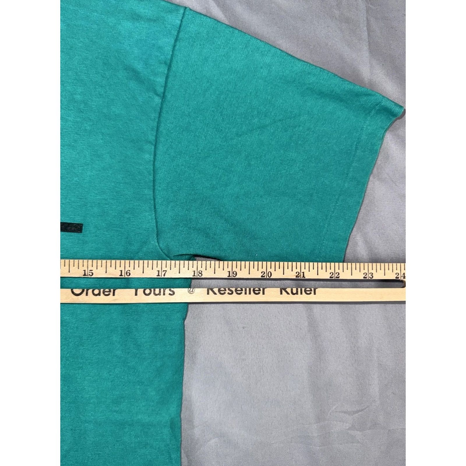 Vintage VINTAGE Oneita Green Cross Country Shirt Mens M Regular Crew Neck Tee 1988 Wild West graphic USA Size US M / EU 48-50 / 2 - 6 Thumbnail