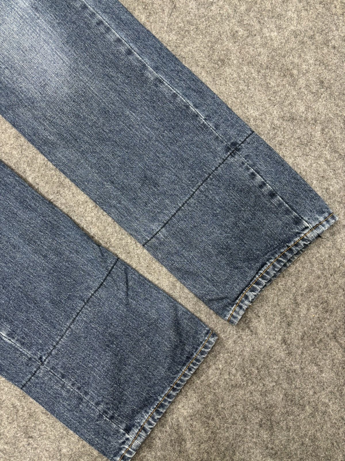 Japanese Brand 💥Double Waist💥Insane Dominate Twisted Leg Denim F653 Size US 32 / EU 48 - 10 Thumbnail