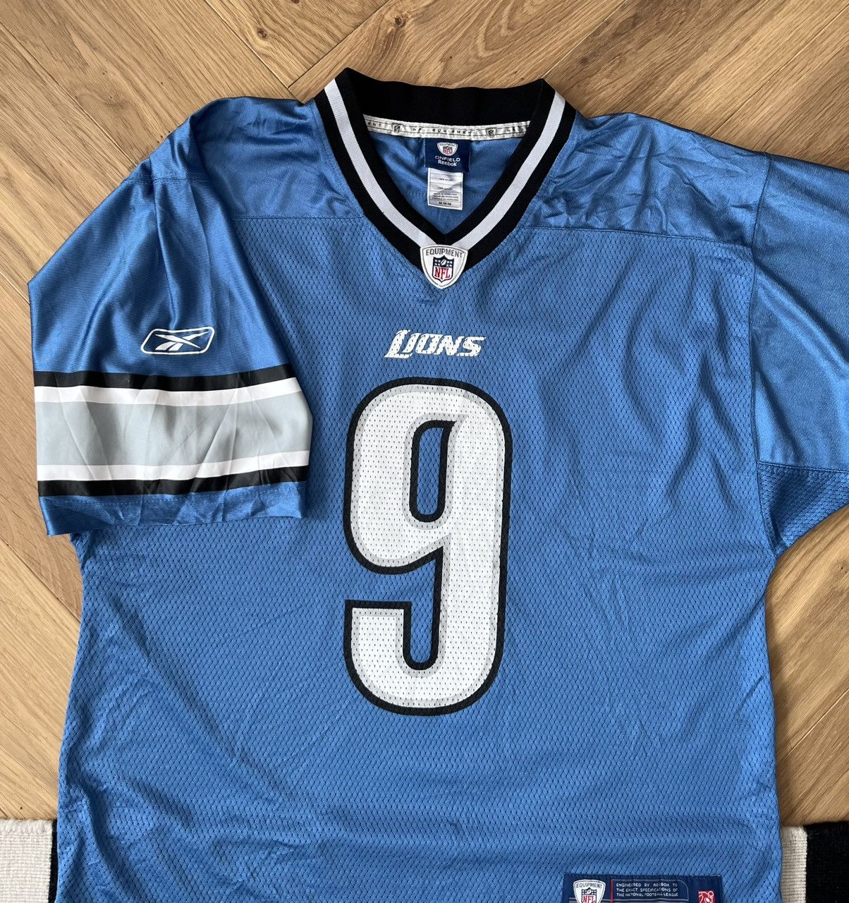 Reebok Matthew Stafford Detroit Lions 2009 Reebok Home Jersey Size US M / EU 48-50 / 2 - 6 Thumbnail