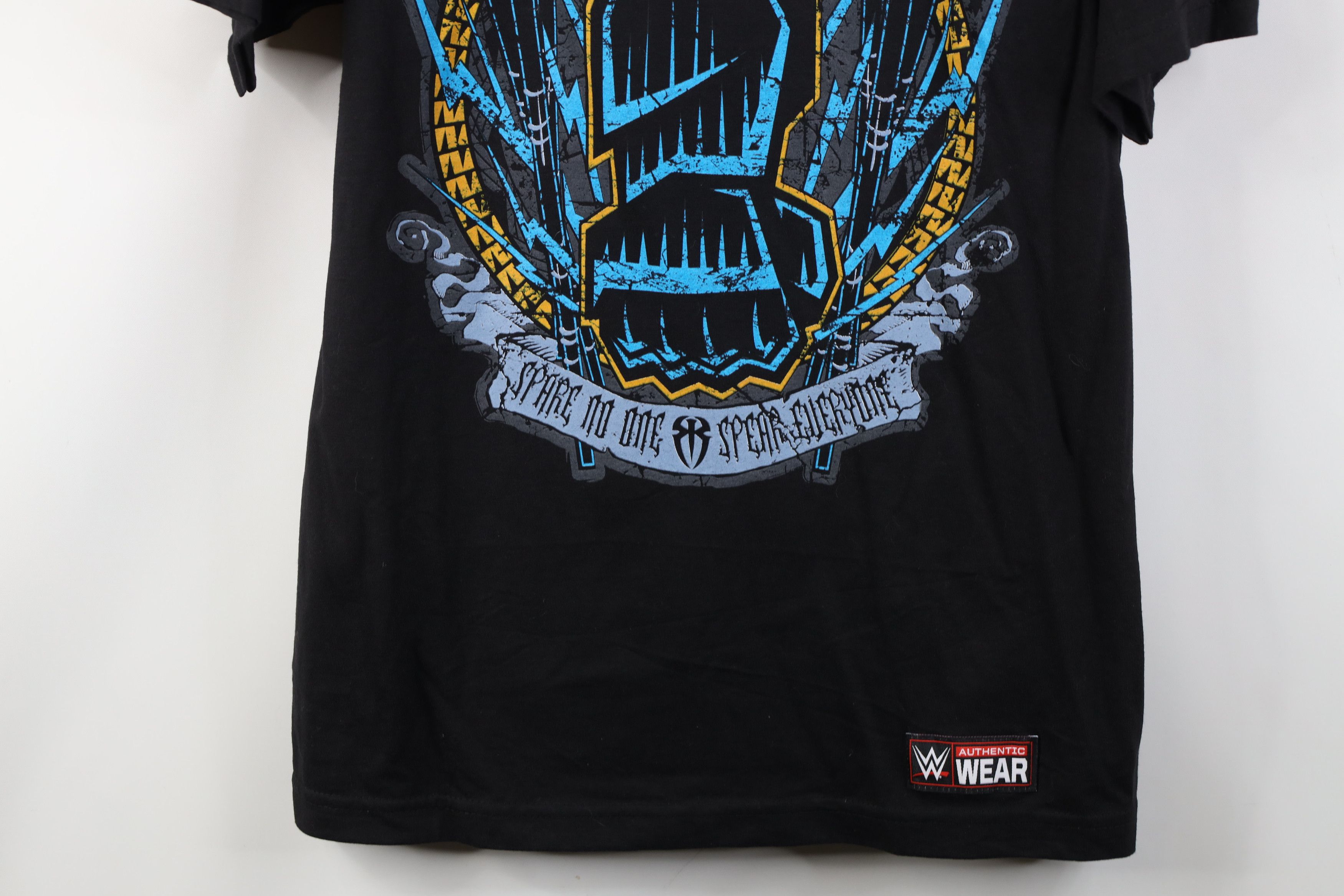 Vintage Vintage Y2K WWE WWF Reigns Empire Wrestling T-Shirt Black Size US M / EU 48-50 / 2 - 3 Thumbnail