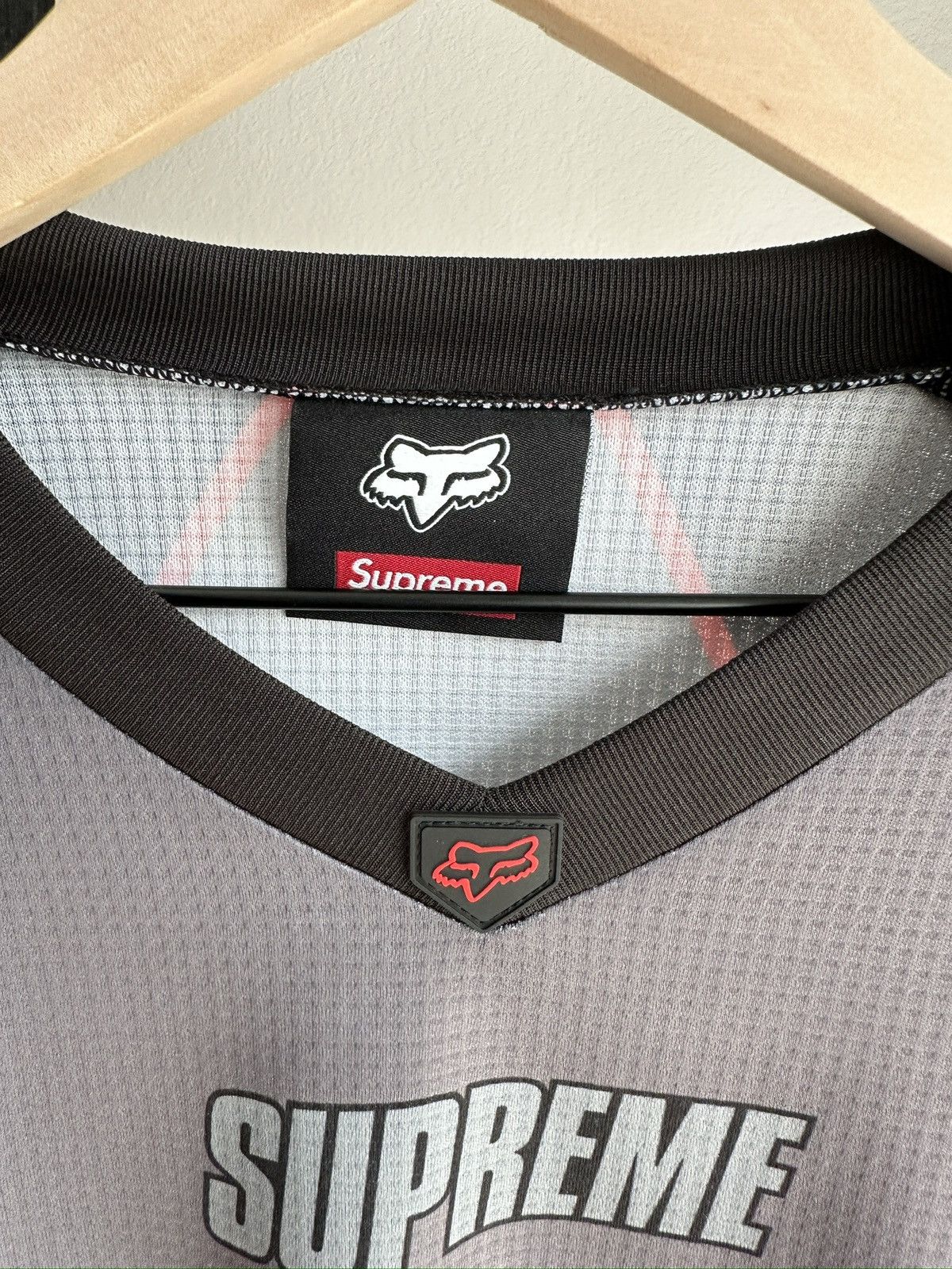 Fox Racing × Supreme DMX Moto Jersey Black Size US XXL / EU 58 / 5 - 7 Thumbnail
