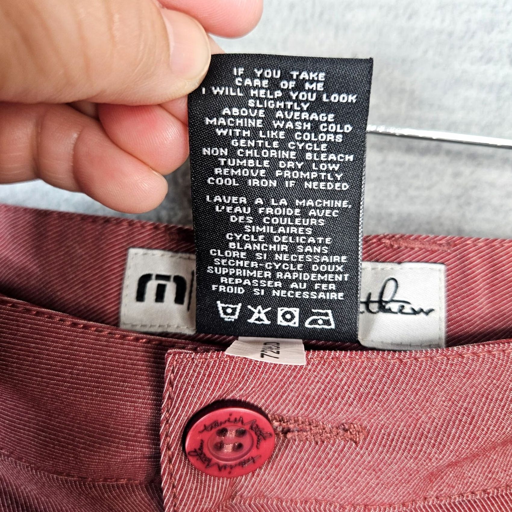 TravisMathew Travis Mathew Men's Red Clay Pockets Casual Shorts Size 34 Size US 34 / EU 50 - 6 Thumbnail