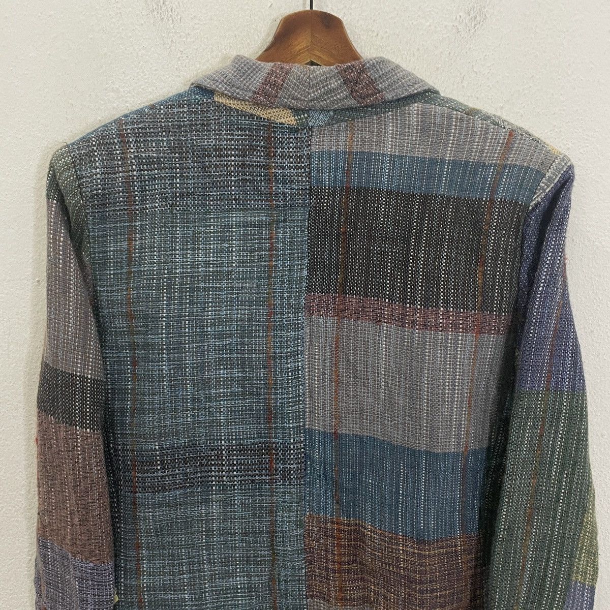 Japanese Brand Vintage Saori Patchwork Motive Coat Jacket Size US M / EU 48-50 / 2 - 9 Thumbnail