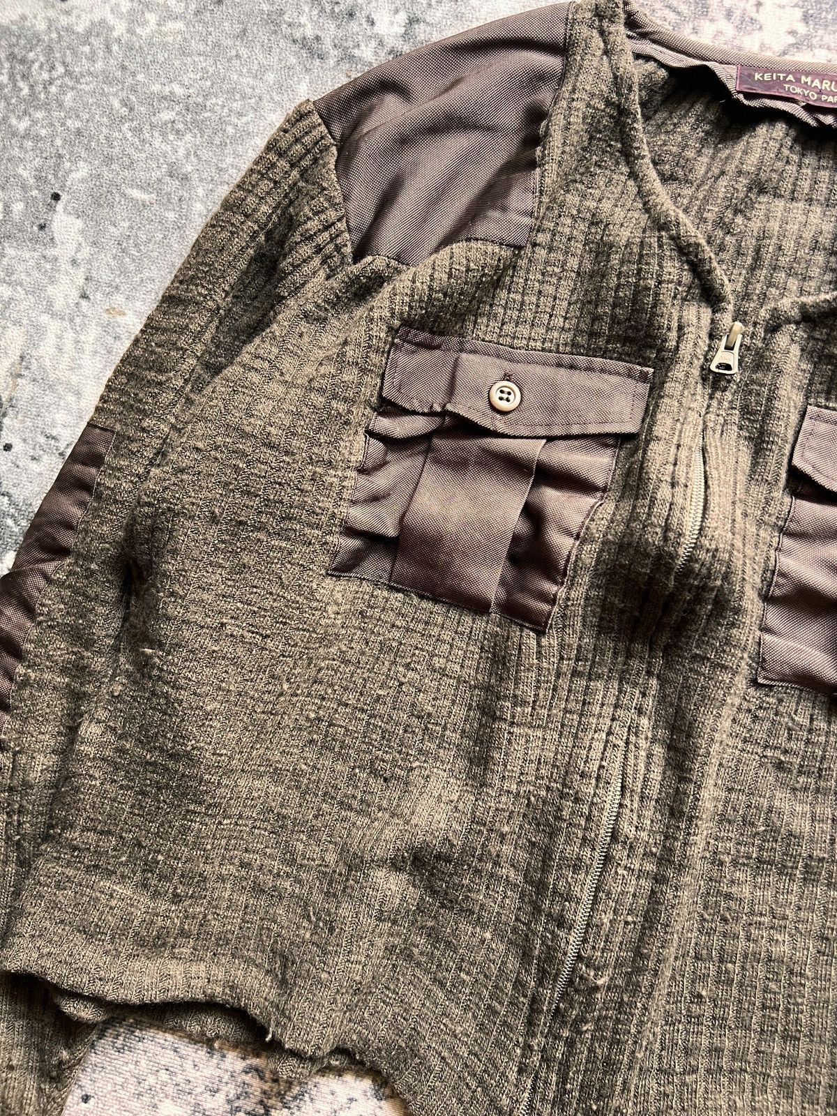 KEITAMARUYAMA Keita Mruyama Laine Wool Double Pocket Military Style Jacket Size US M / EU 48-50 / 2 - 4 Thumbnail