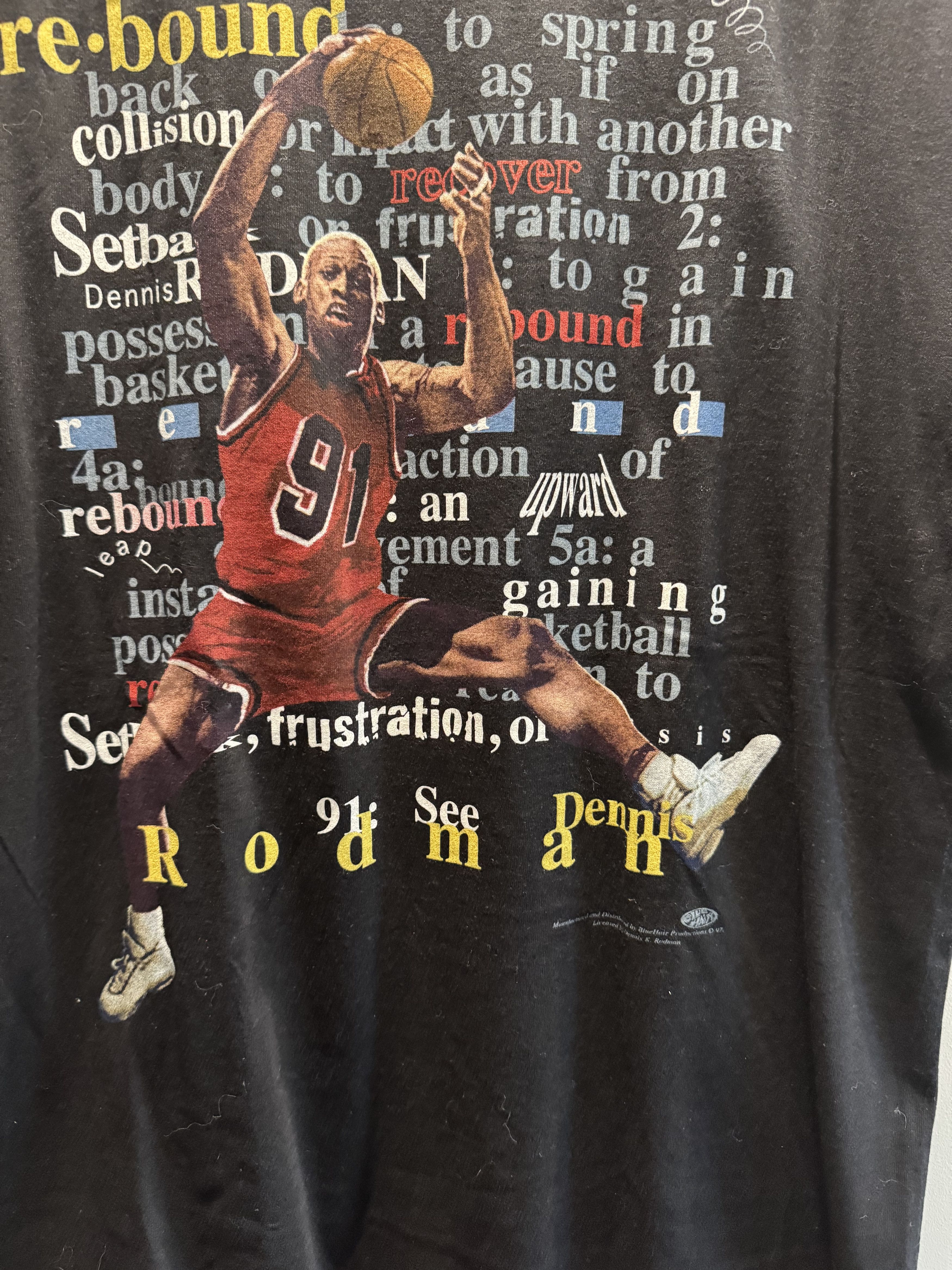 Vintage NWT 90's Dennis Rodman Crossword Size US L / EU 52-54 / 3 - 5 Thumbnail