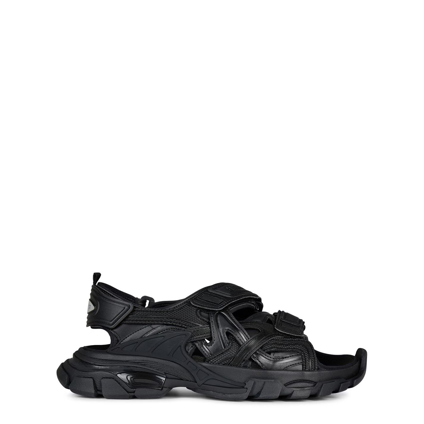 Balenciaga o1g2r1mq0226 Neoprene Rubber Track Sandals In Black Size US 9 / EU 42 - 1 Thumbnail