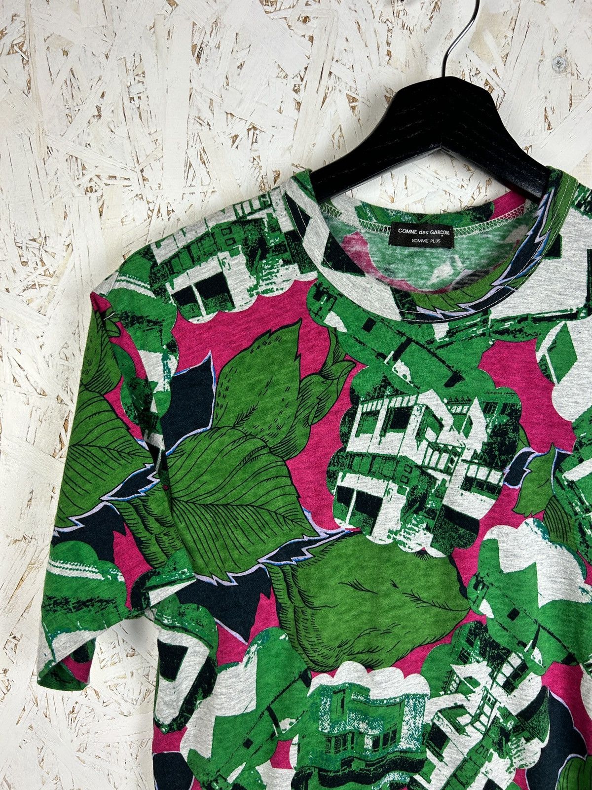 Comme des Garcons Homme Plus 00s Comme Des Garcons Homme Plus 2001 Rei Kawakubo AOP Tee Size US S / EU 44-46 / 1 - 2 Thumbnail