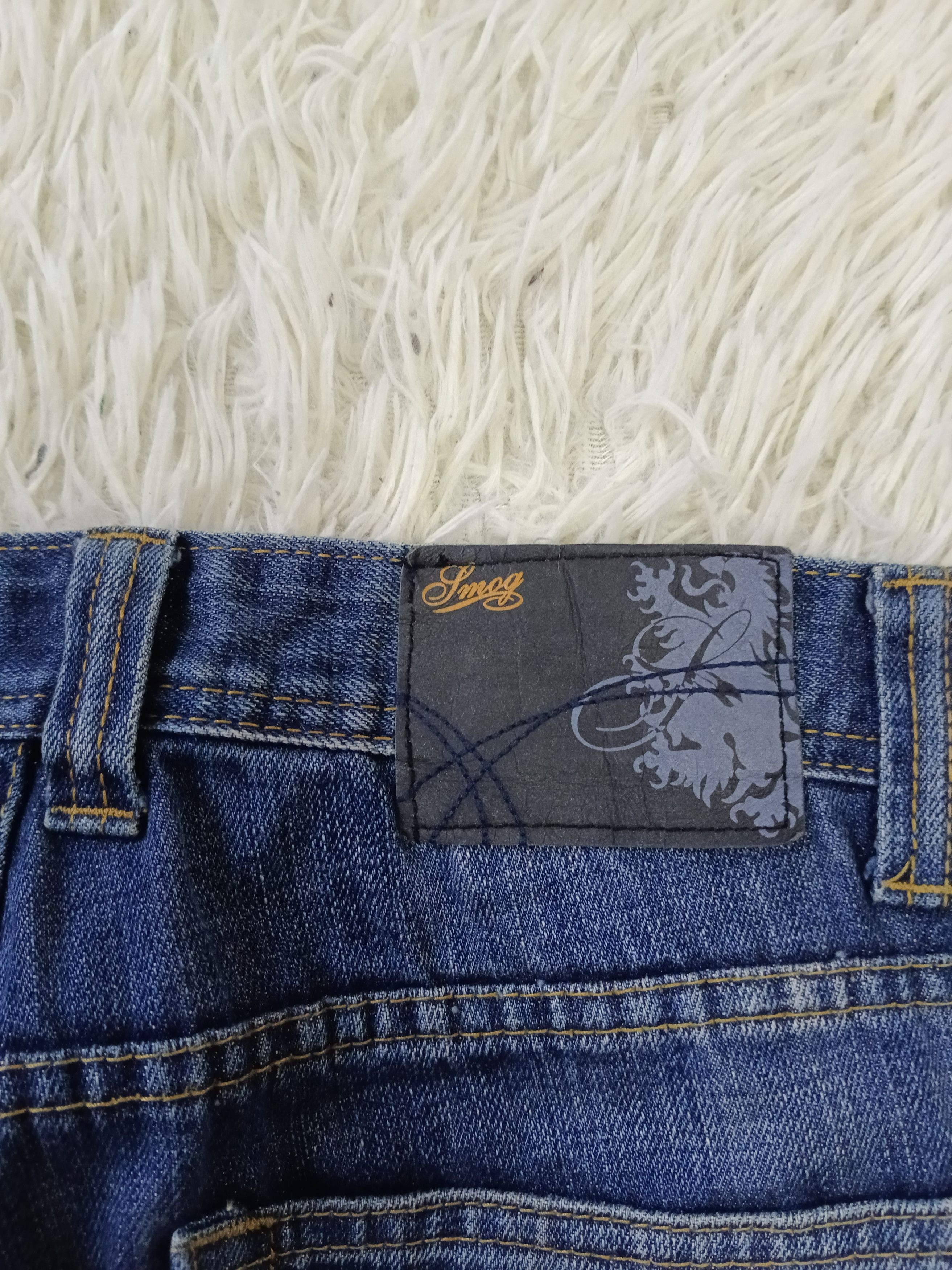 Japanese Brand FLARE SMOG DENIM PANTS Size US 36 / EU 52 - 8 Thumbnail