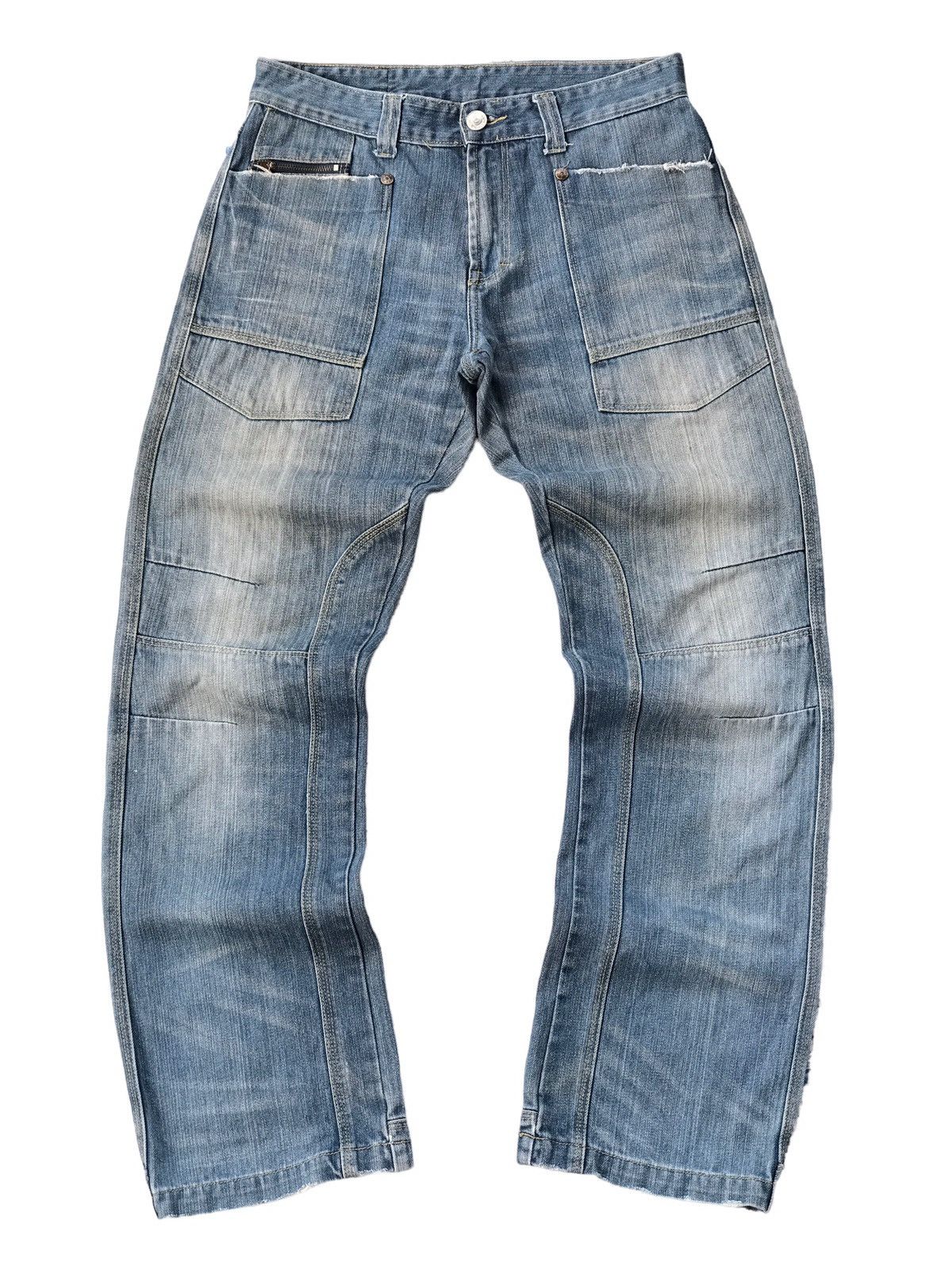 image of Distressed Denim x True Religion Billy Bushpant Jeans in Denim, Men's (Size 32)