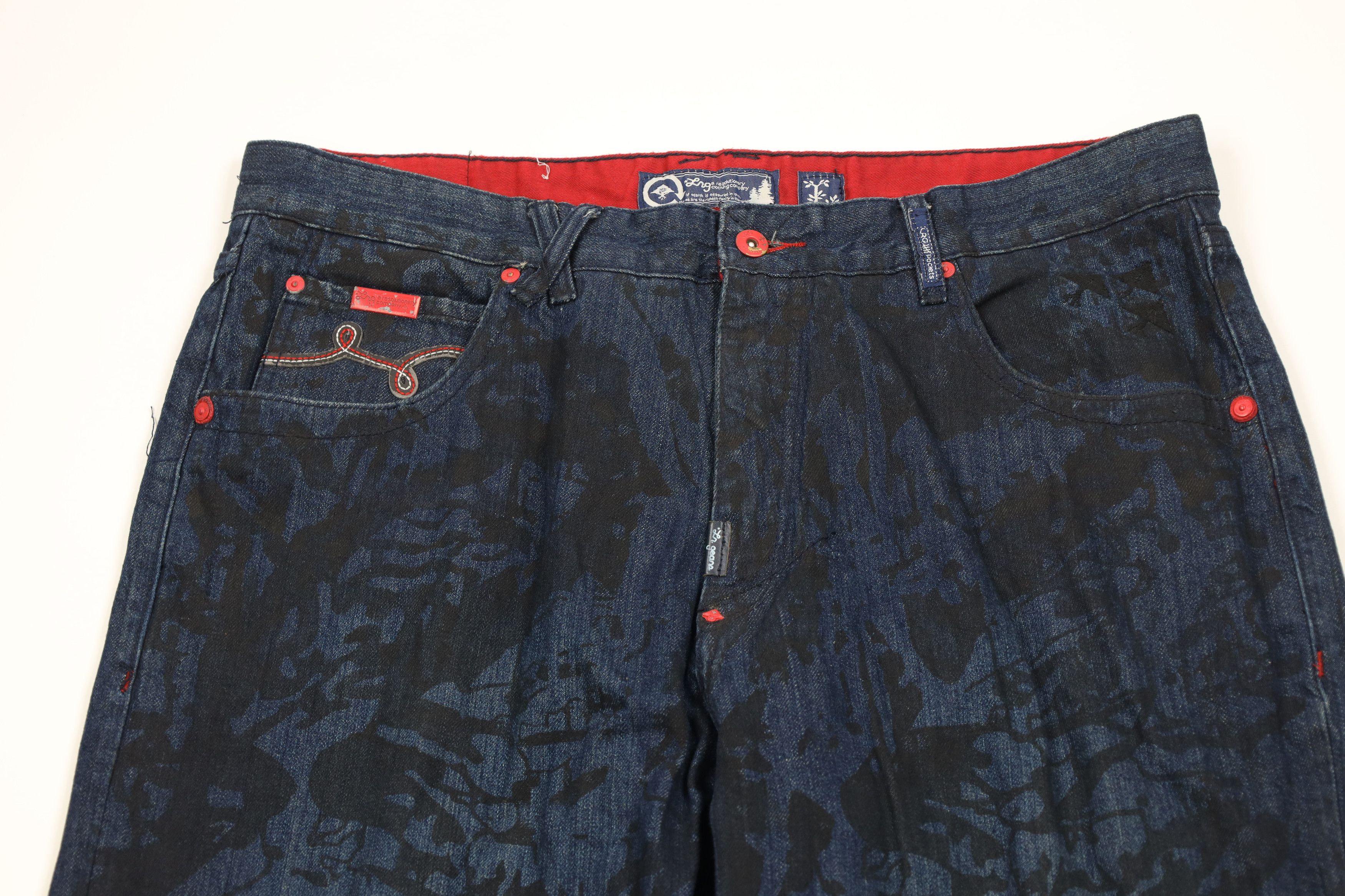 Vintage Vintage LRG Lifted Research Group Baggy Wide Leg Denim Jeans Size US 40 / EU 56 - 2 Thumbnail