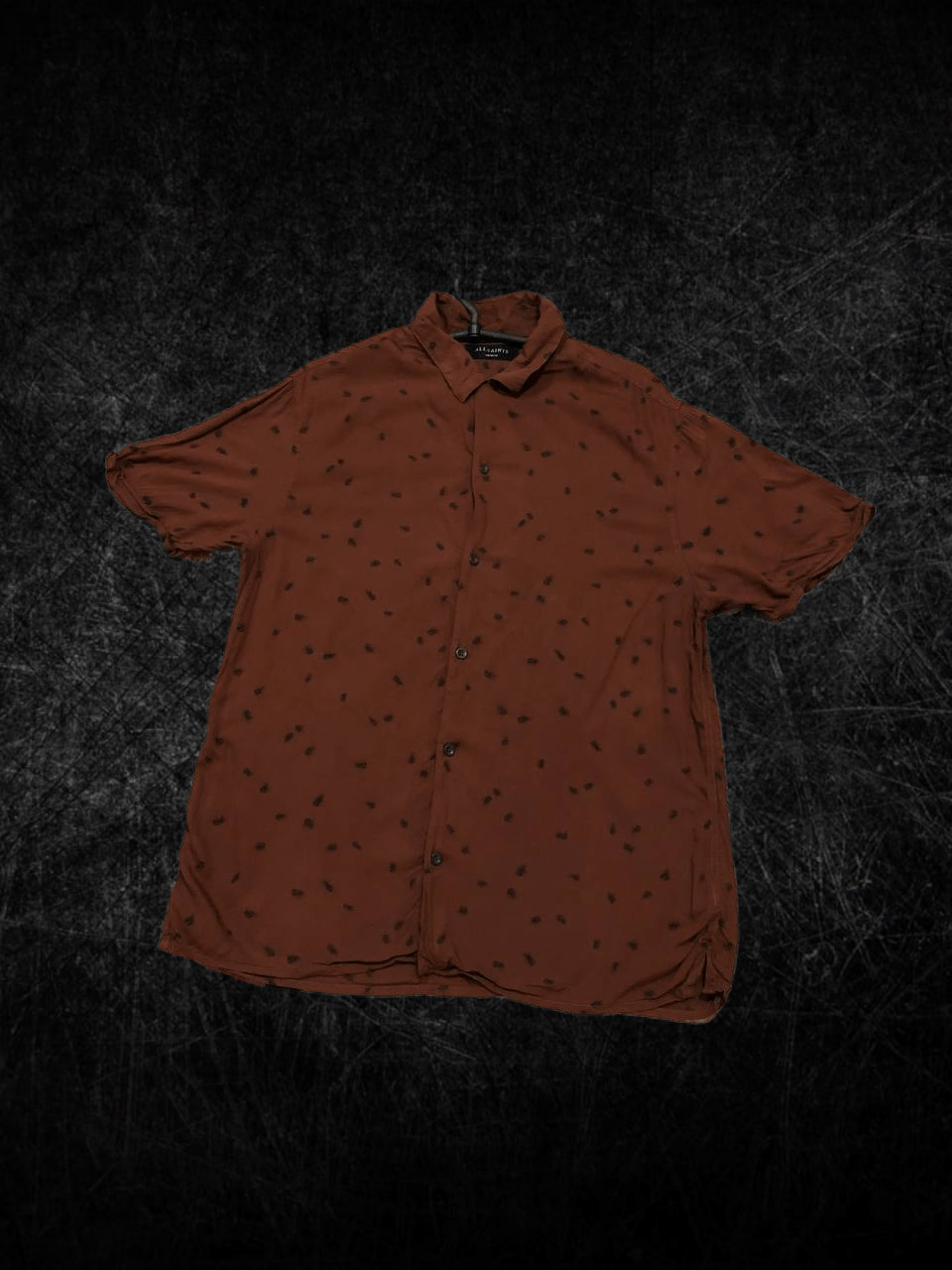 Allsaints Hawaii Brown Shirt with short sleeves Y2K Allsaints Size US M / EU 48-50 / 2 - 1 Thumbnail